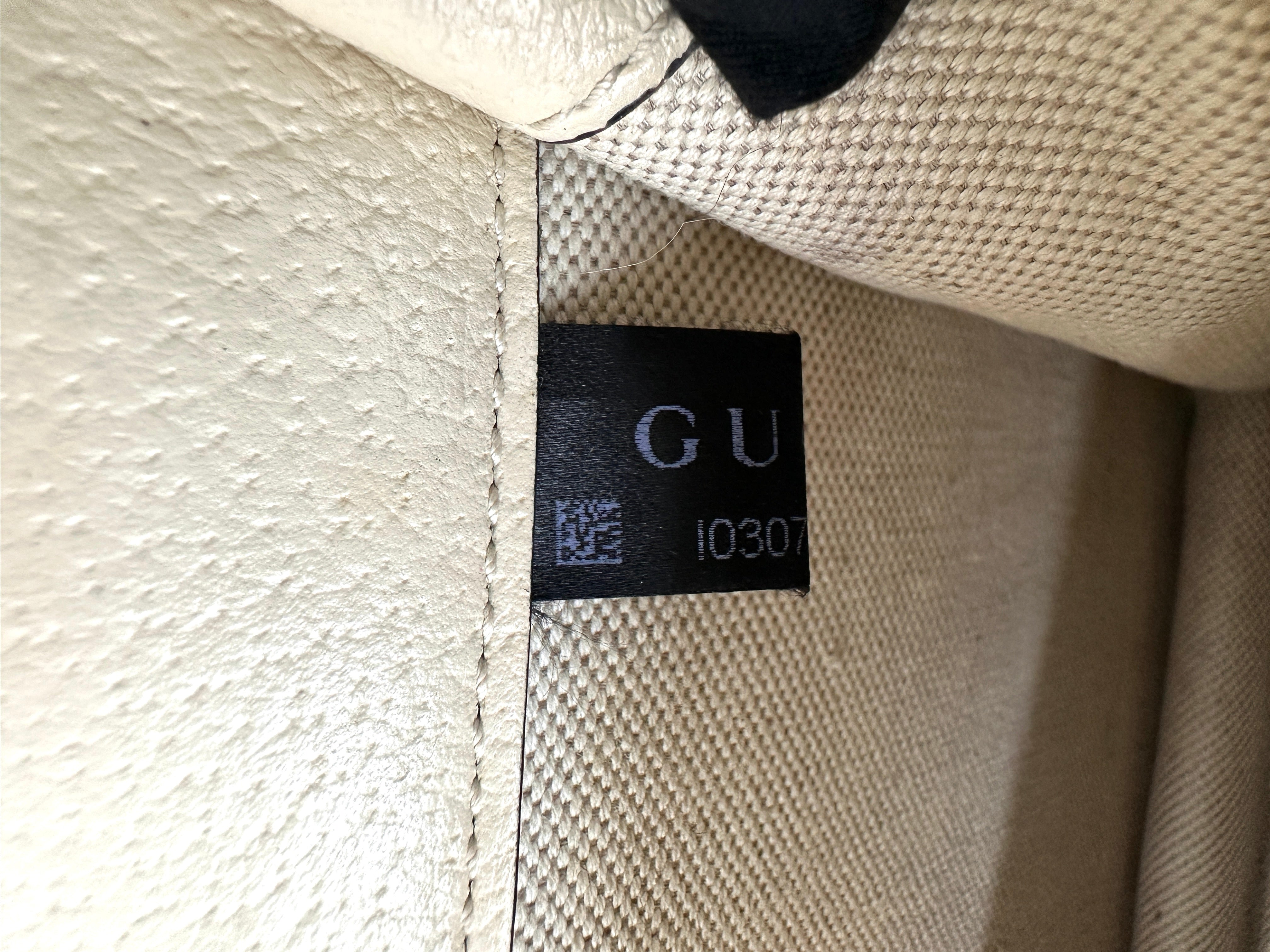 Gucci Dionysus White Leather Shoulder Bag GG1037