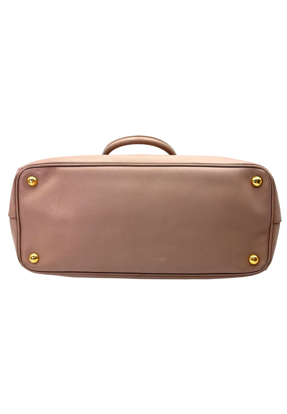 Prada Galleria Beige Saffiano Leather Handle Bag PR348