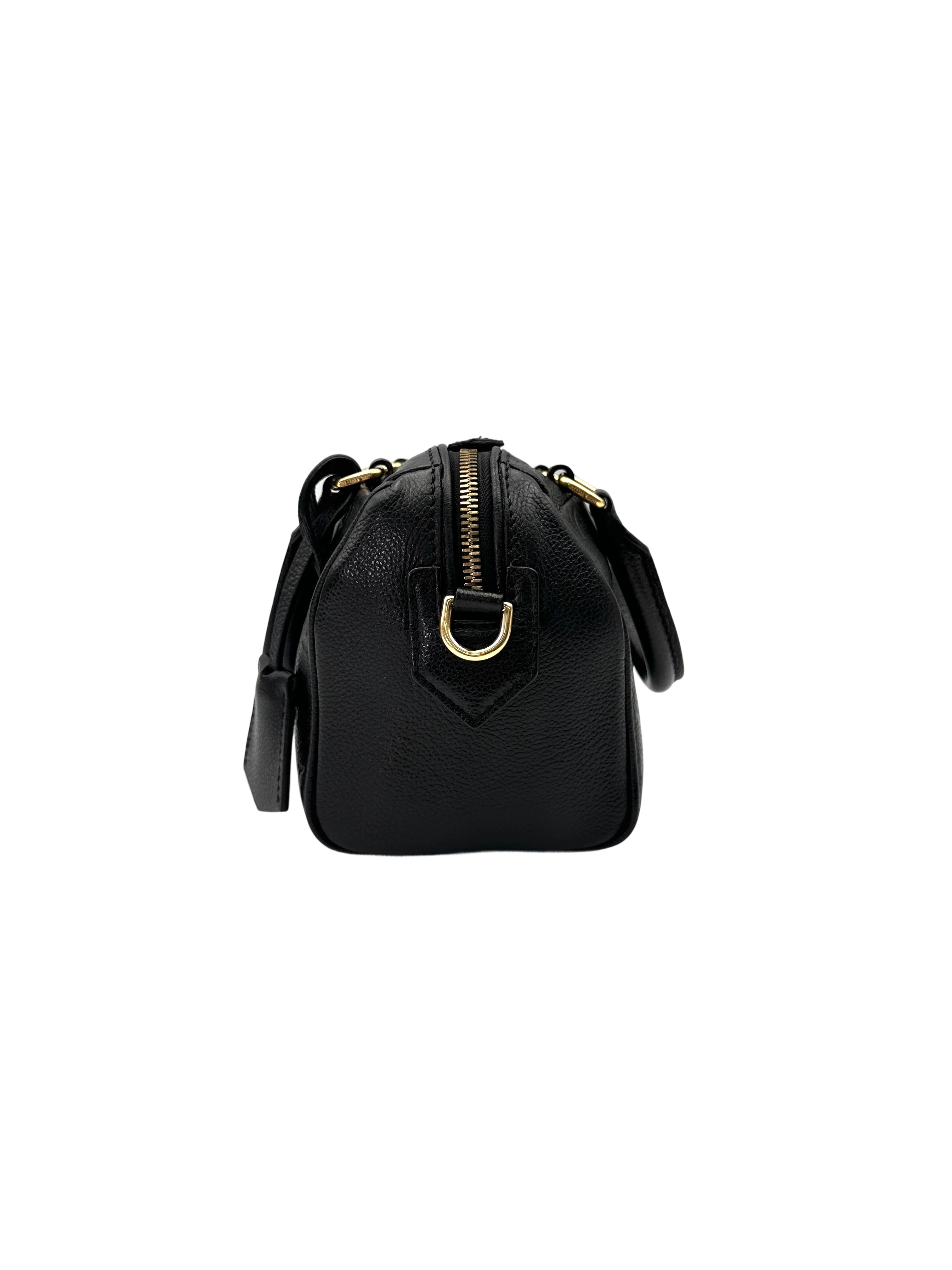 Louis Vuitton Speedy20 Black Monogram Empreinte Leather Handle Bag LV2751