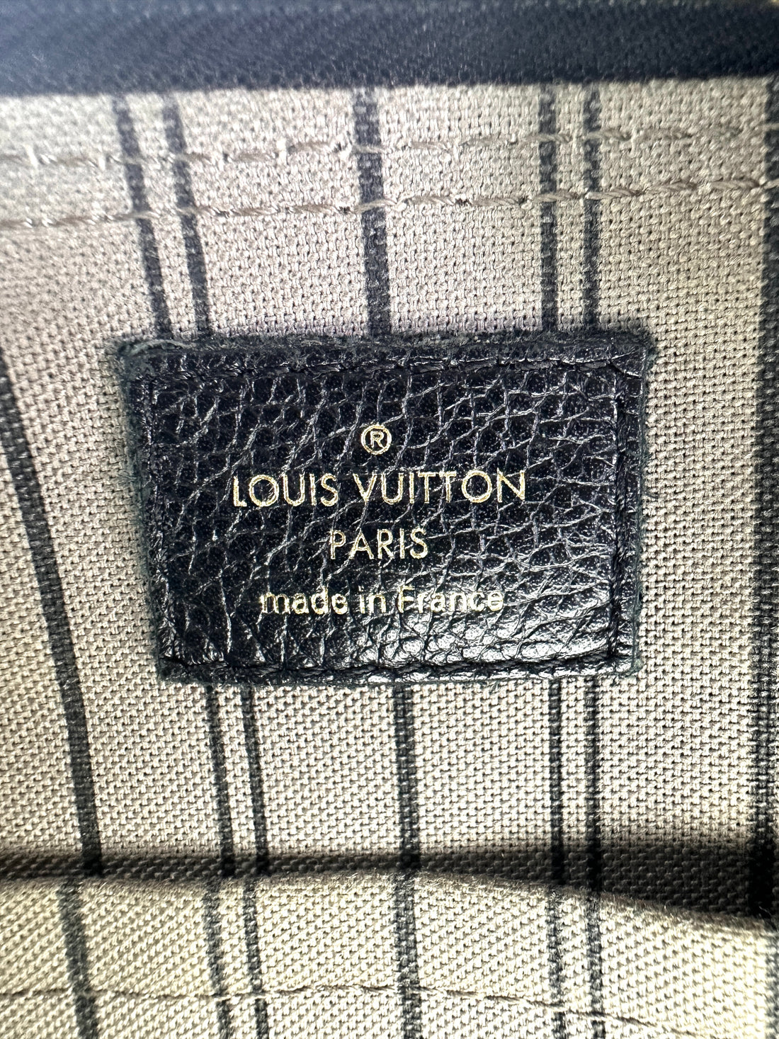Louis Vuitton Speedy20 Black Monogram Empreinte Leather Handle Bag LV2751