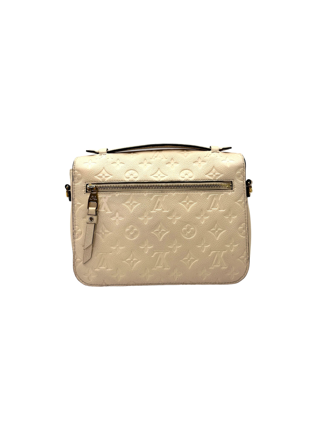 Louis Vuitton White Monogram Empreinte Leather Pochette Metis LV2755