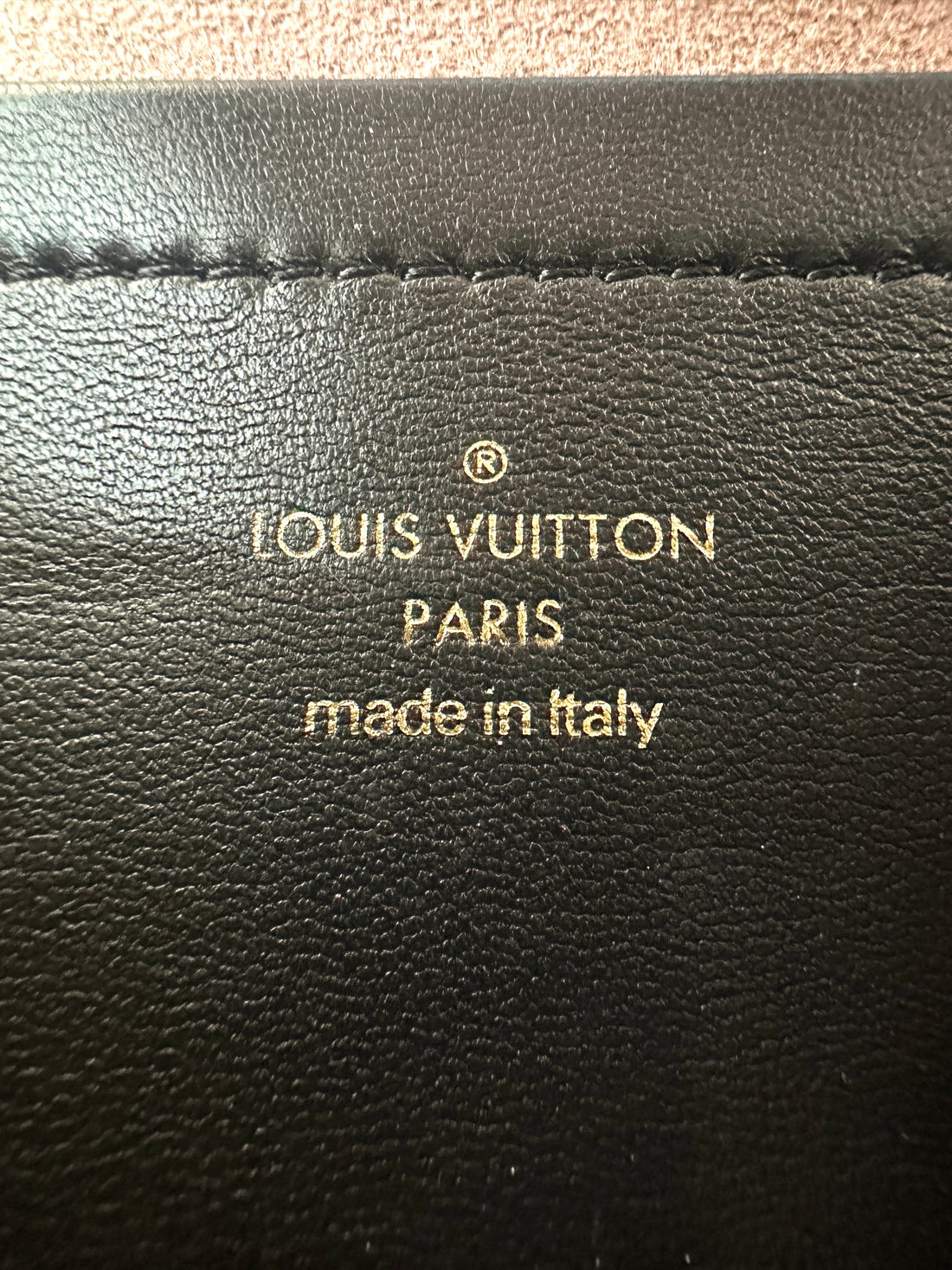 Louis Vuitton Coussin Black Monogram Embossed Leather Wallet On Chain LV2753