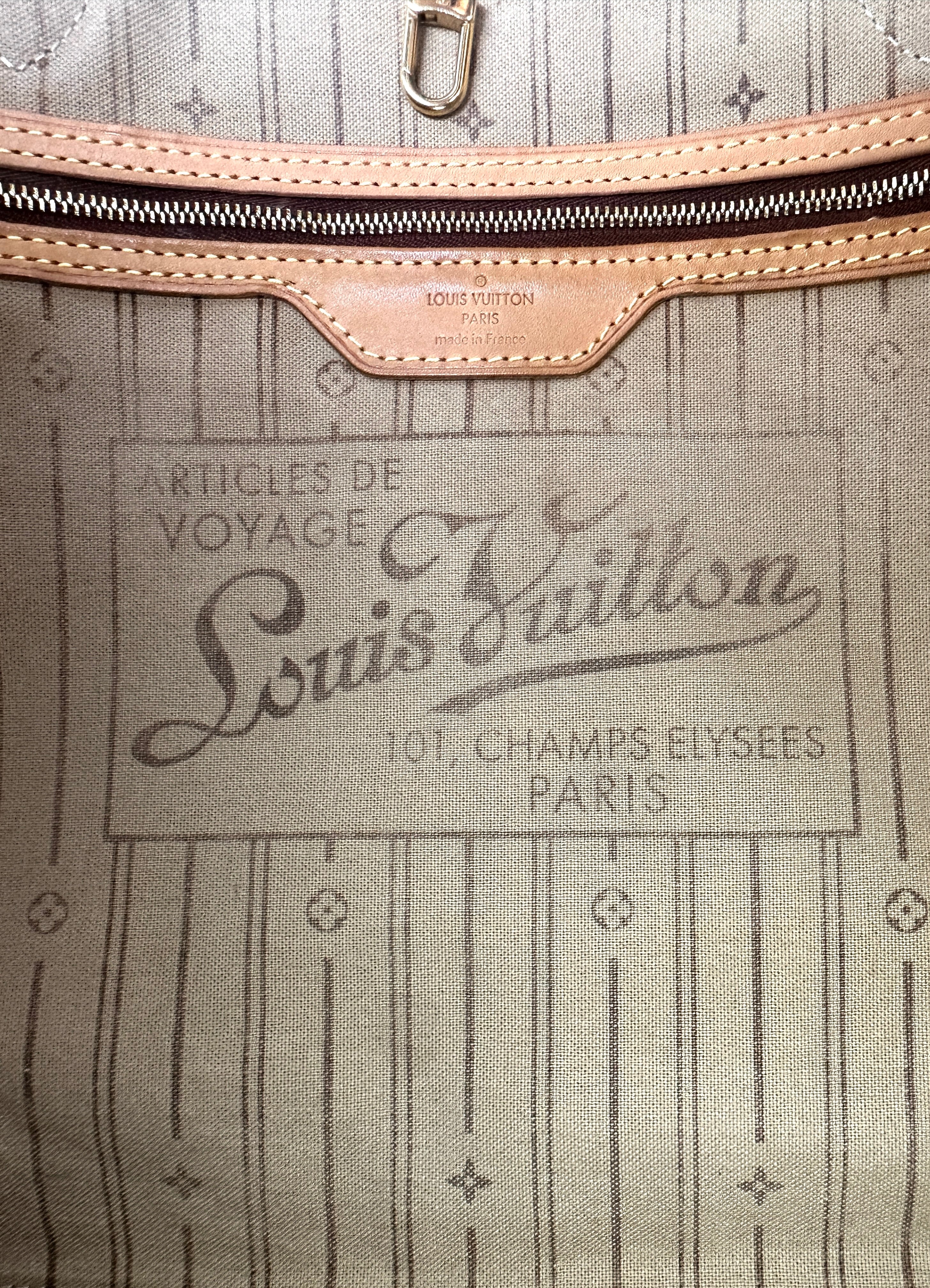 Louis Vuitton Neverfull GM Monogram Canvas Handle Bag LV2758