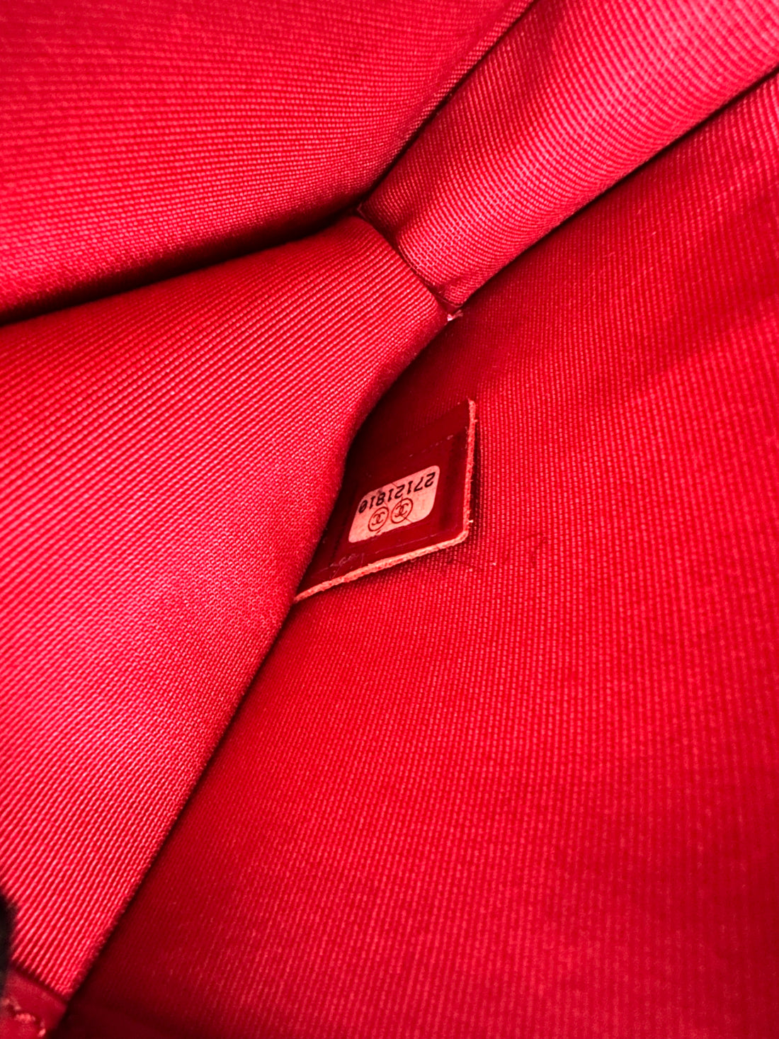 Chanel Red Quilted Leather Wallet On Chain With Gold Buckle(27***10) CC1978