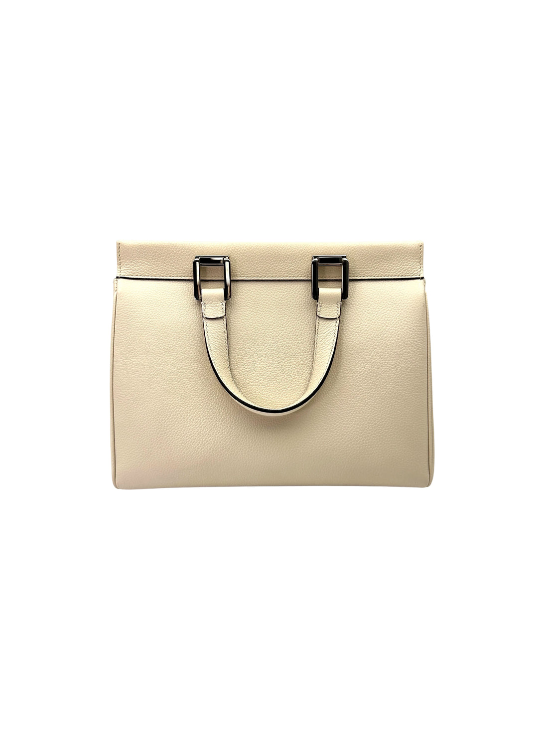 Gucci Zumi White Leather Handle Bag GG1013