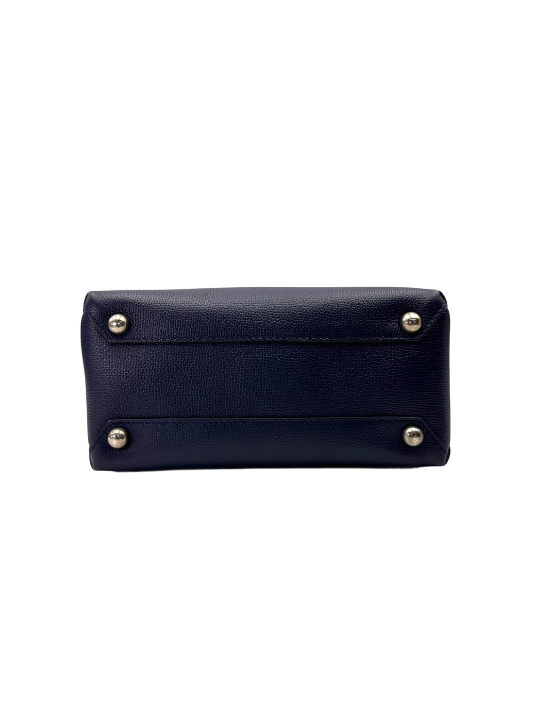 Burberry The Banner Navy Leather Handle Bag BR55