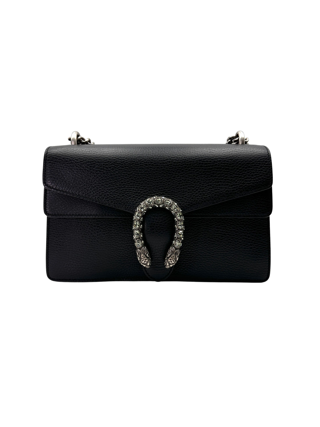 Gucci Dionysus Black Leather Shoulder Bag GG1033