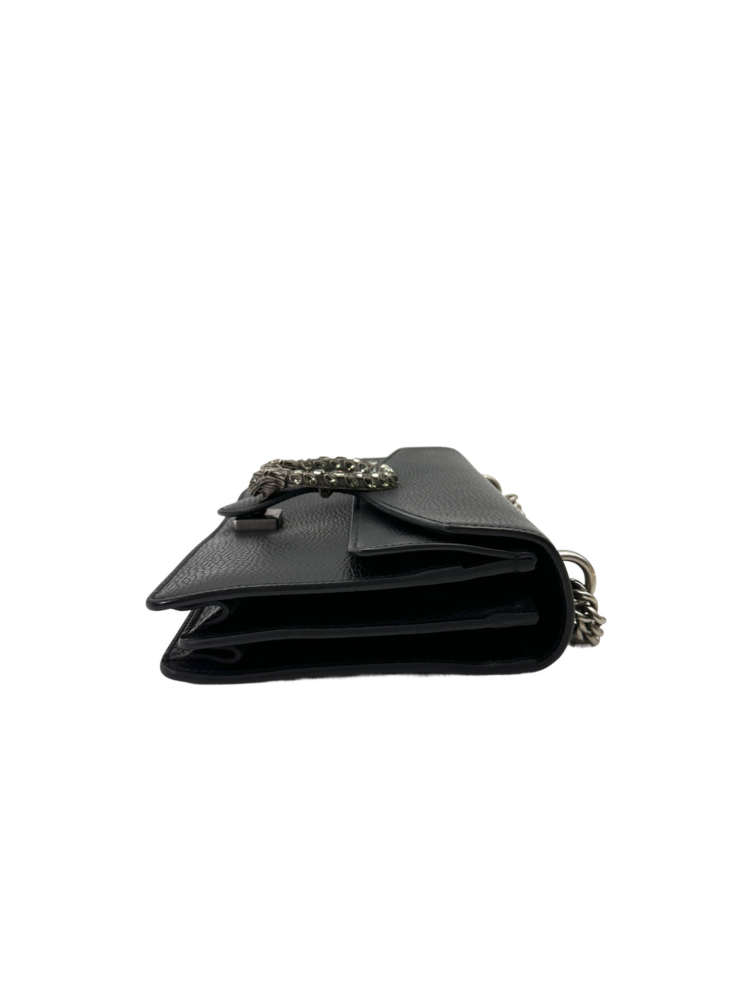 Gucci Dionysus Black Leather Shoulder Bag GG1033