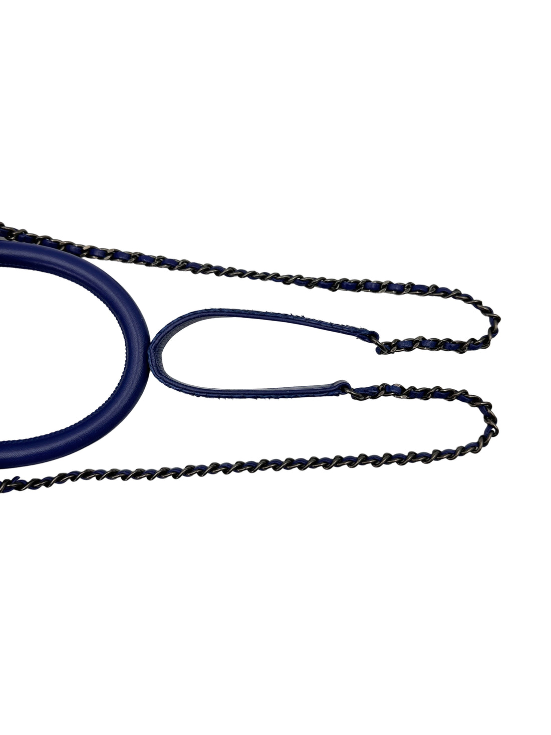 Chanel CoCo Handle Blue Python Leather Shoulder Bag(22***22) CC1979