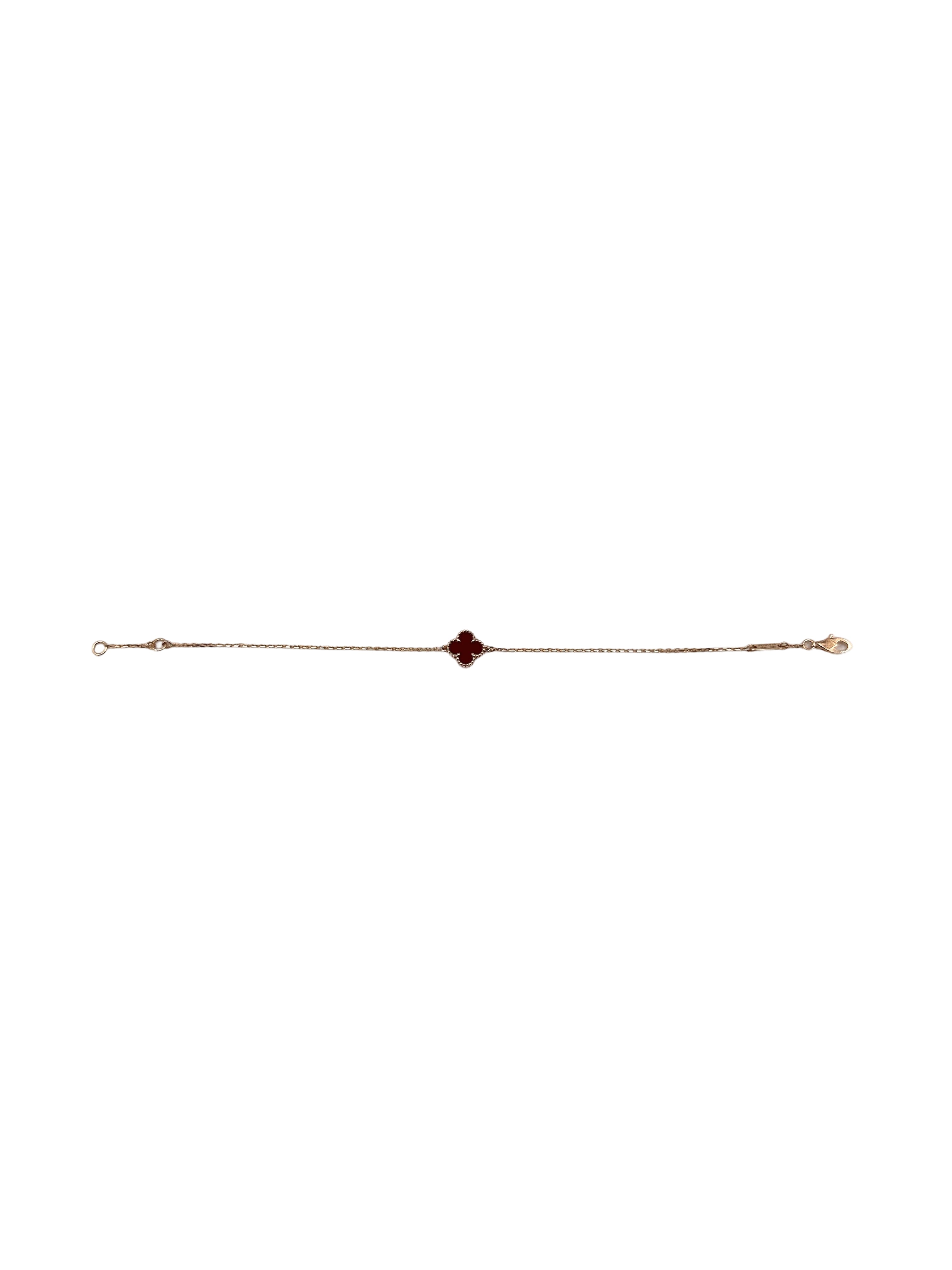Van Cleef & Arpels Red Alhambra Pendant VC06