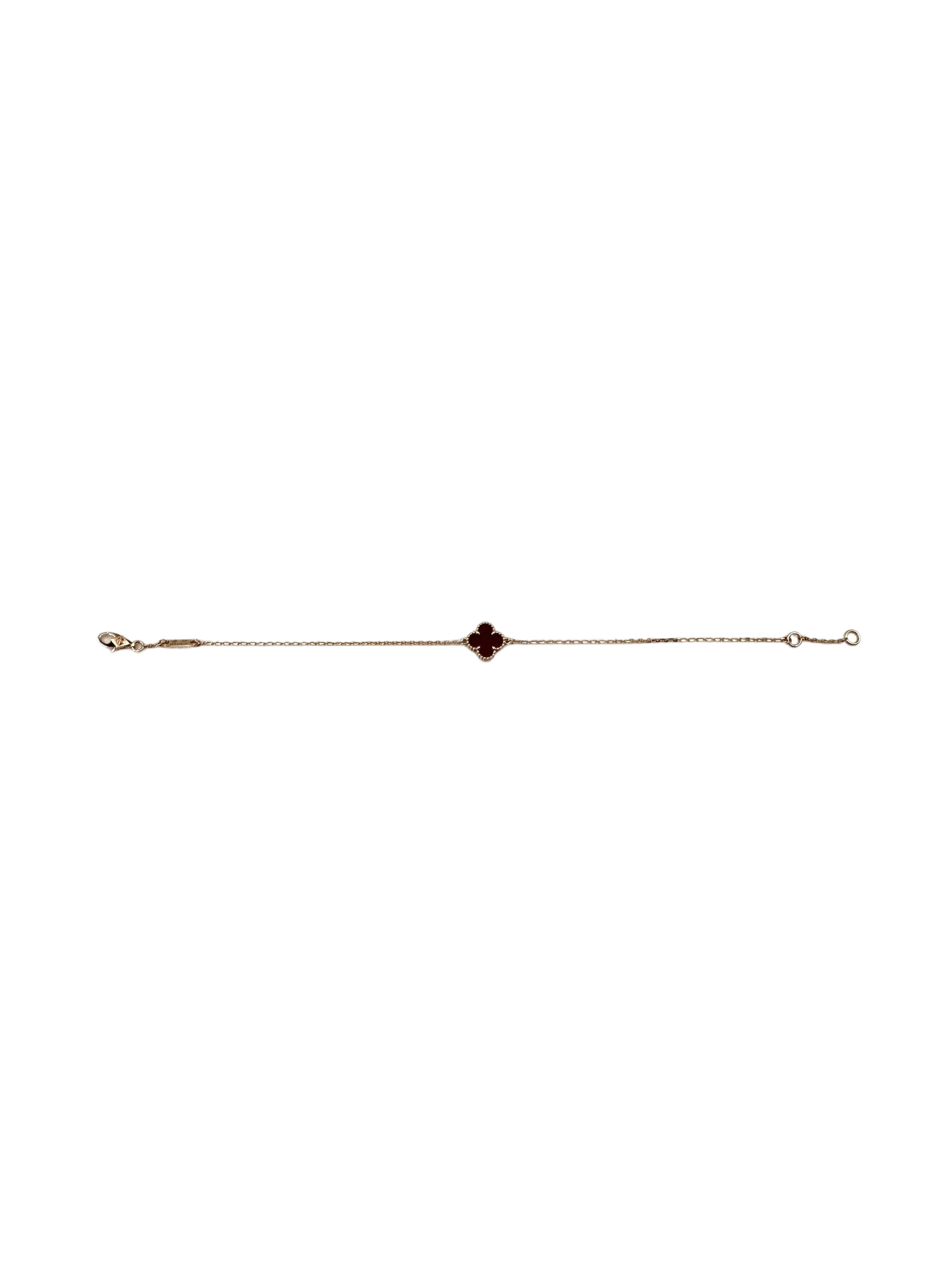 Van Cleef & Arpels Red Alhambra Pendant VC06