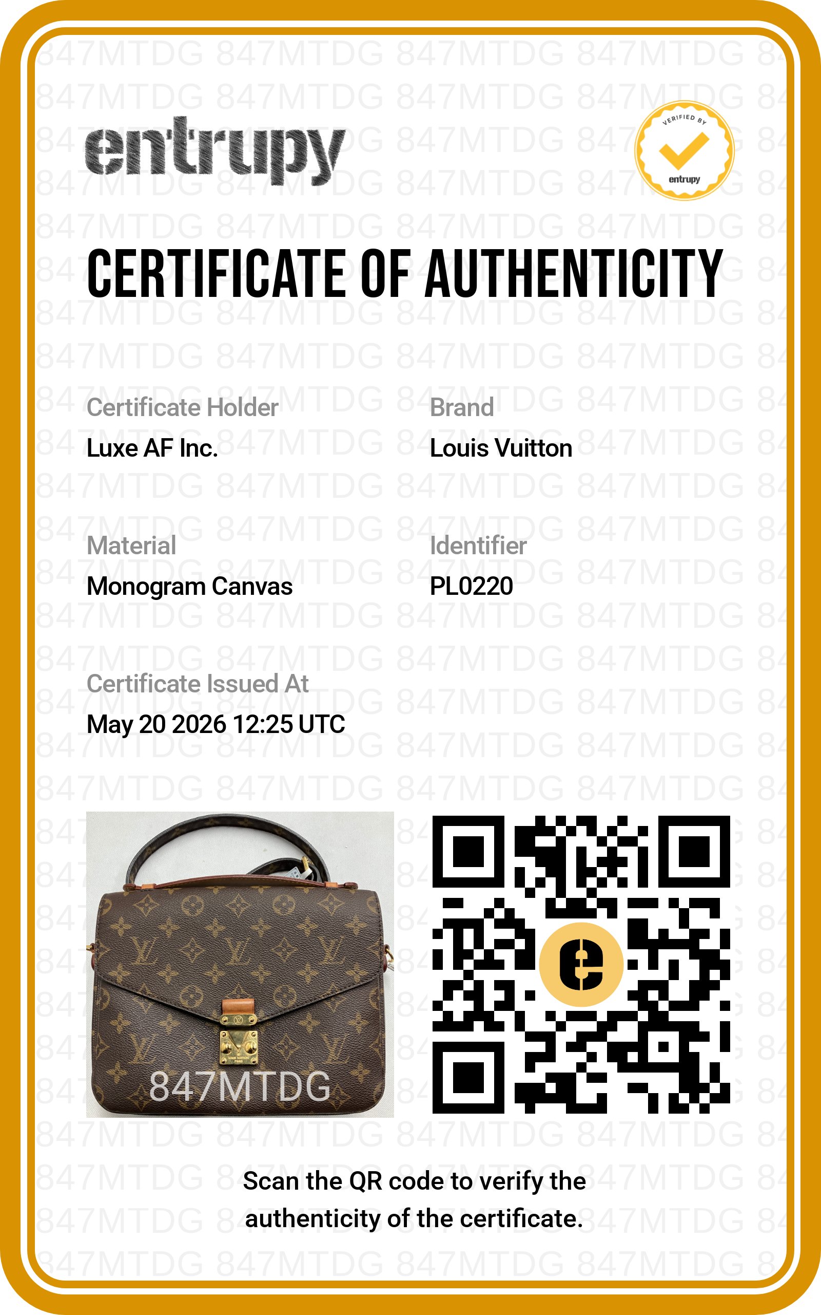 Louis Vuitton Monogram Canvas Pochette Metis LV2760