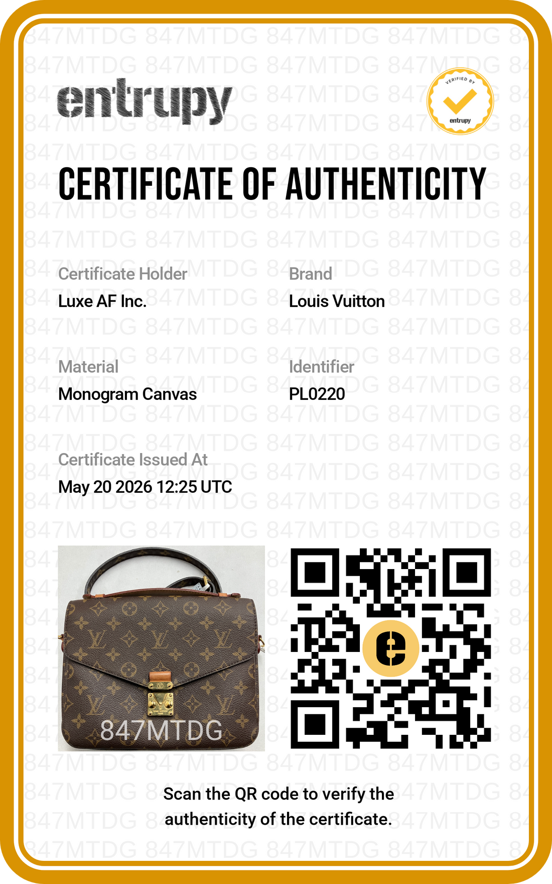 Louis Vuitton Monogram Canvas Pochette Metis LV2760