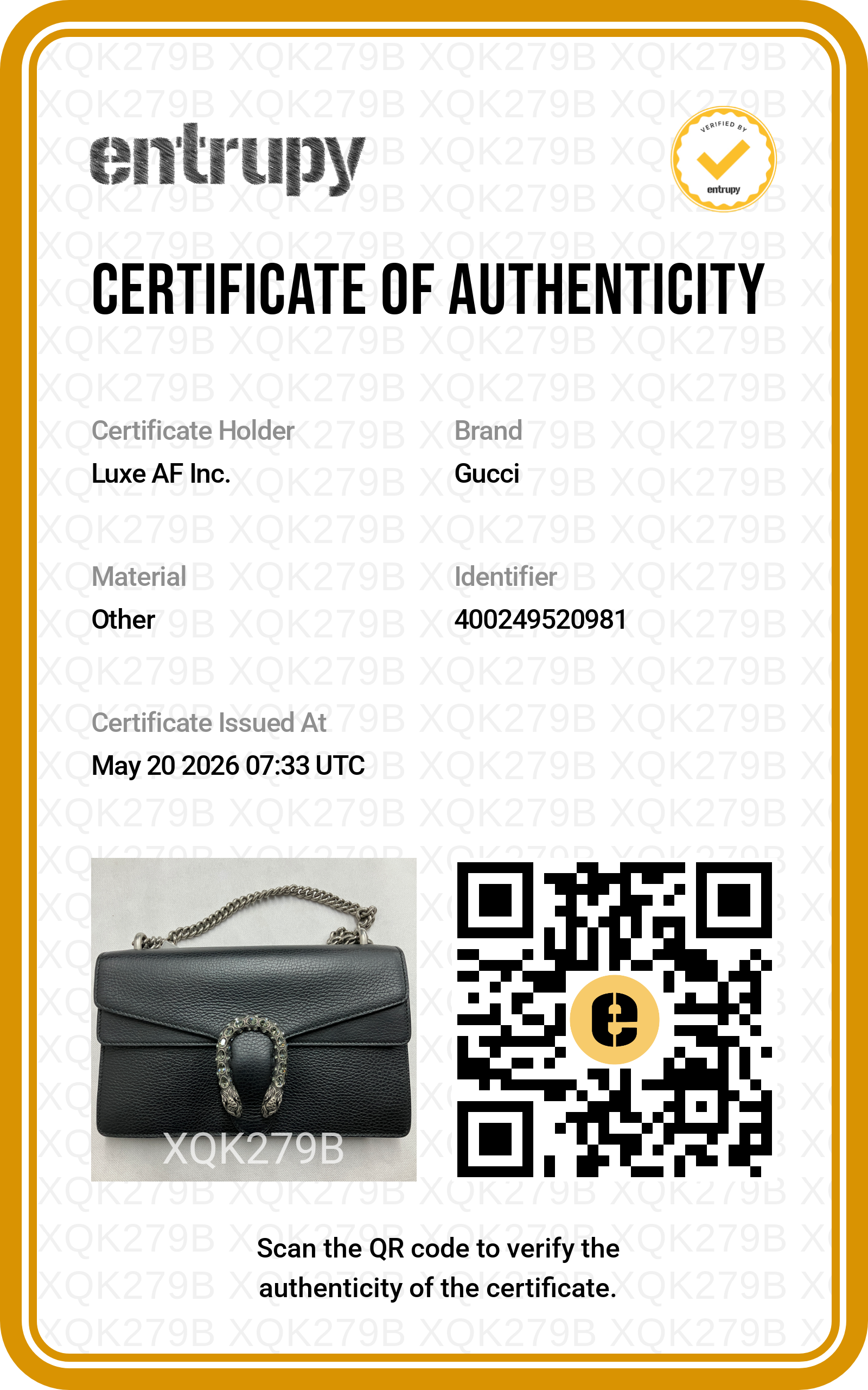 Gucci Dionysus Black Leather Shoulder Bag GG1033