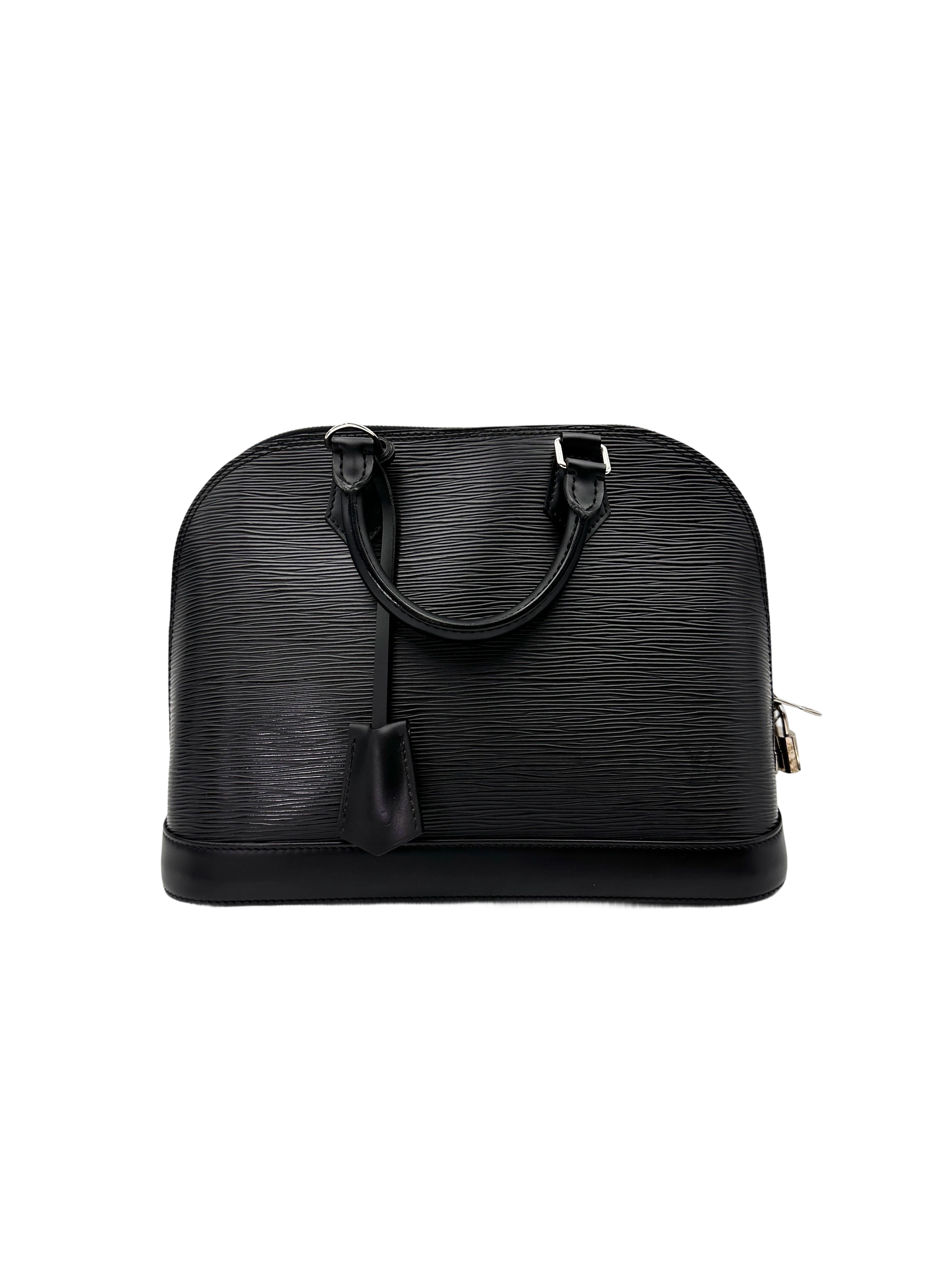 Louis Vuitton Alma Black Epi Leather Handle Bag LV2765