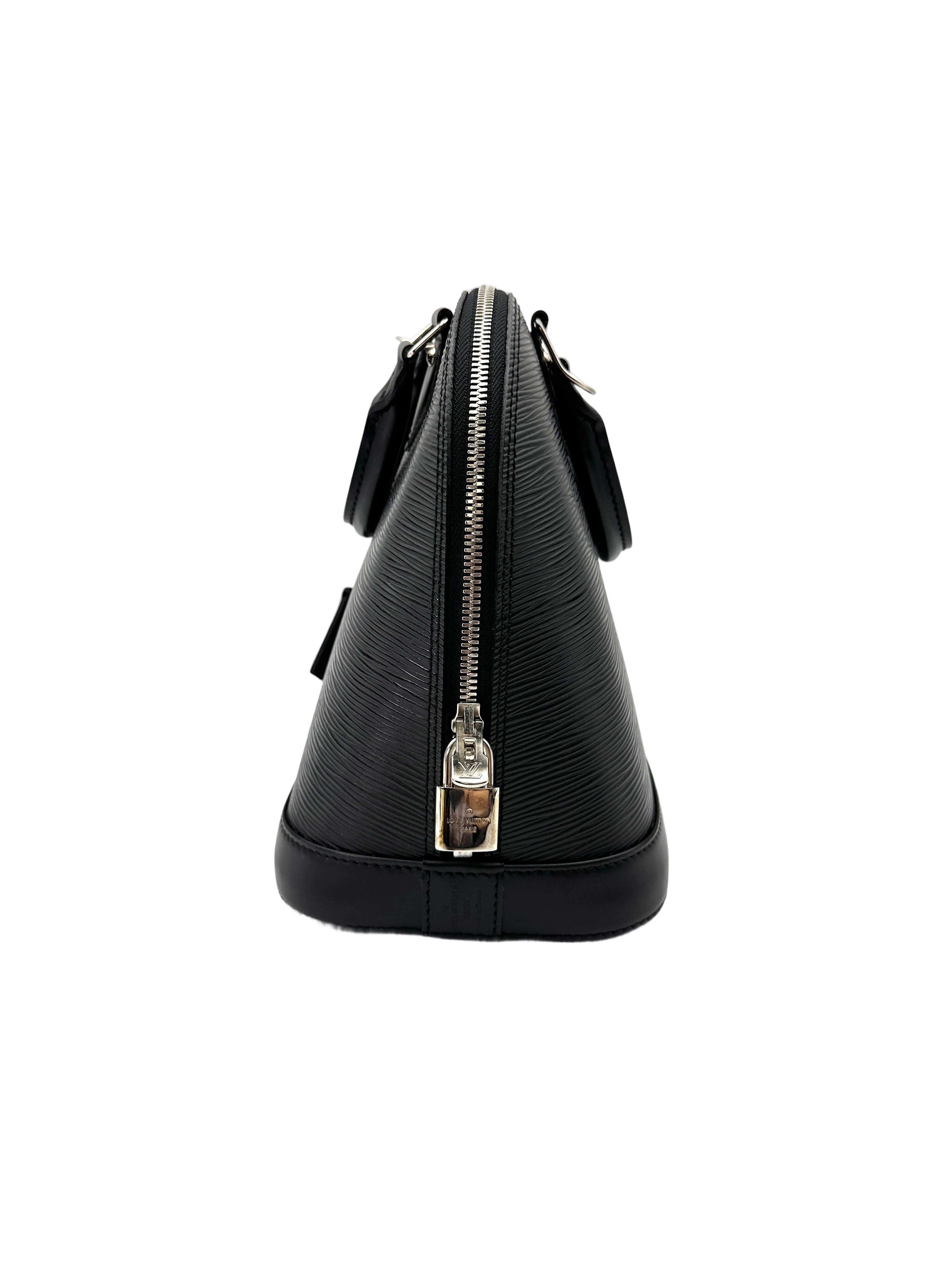 Louis Vuitton Alma Black Epi Leather Handle Bag LV2765
