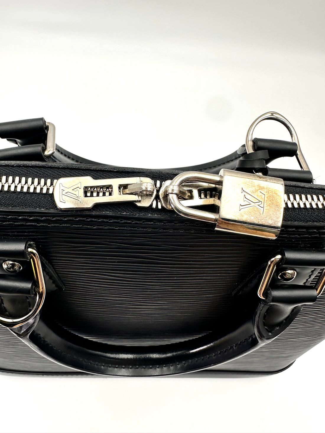 Louis Vuitton Alma Black Epi Leather Handle Bag LV2765