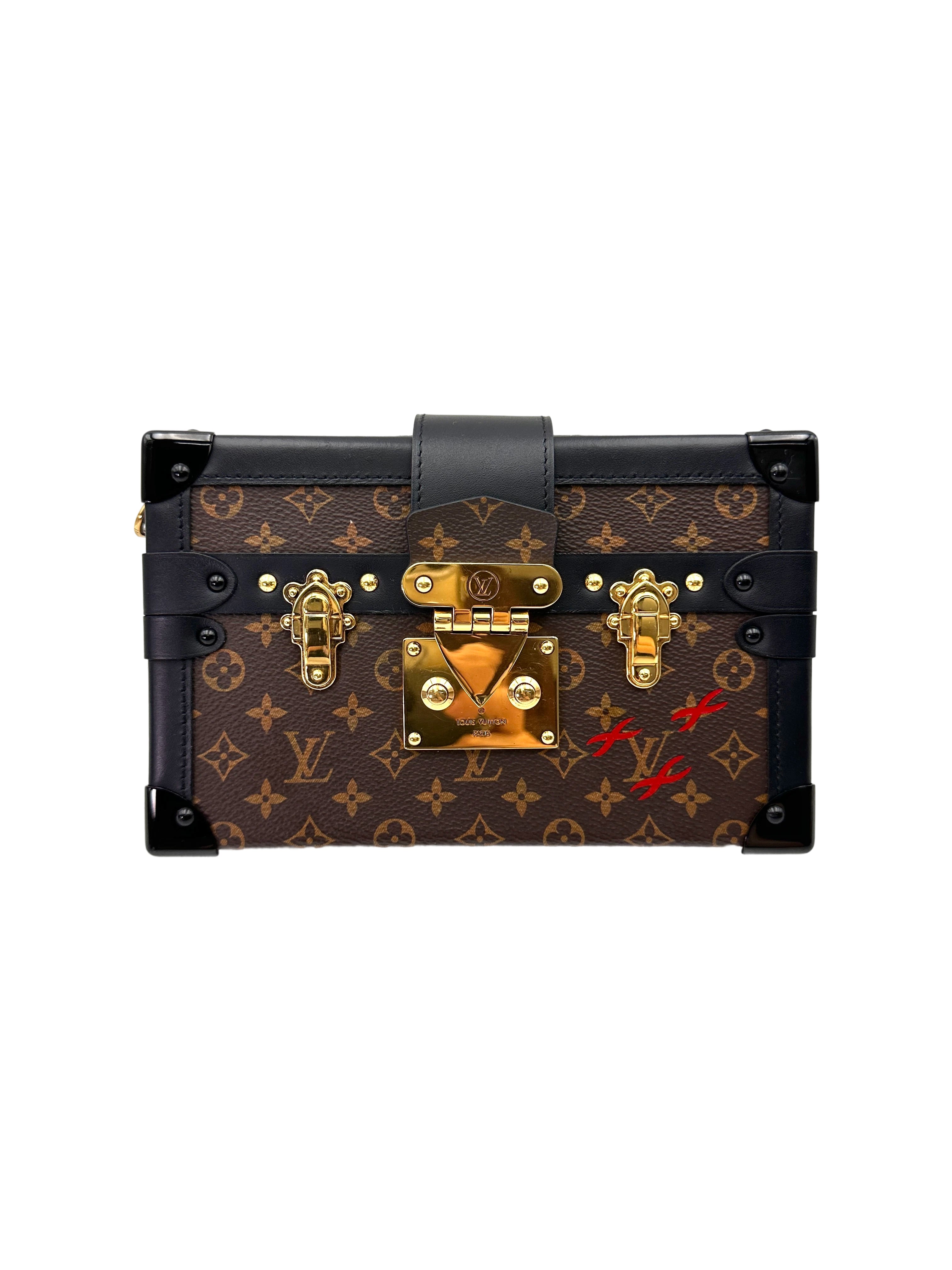 Louis Vuitton Petite Malle Monogram Reverse Shoulder Bag LV2759