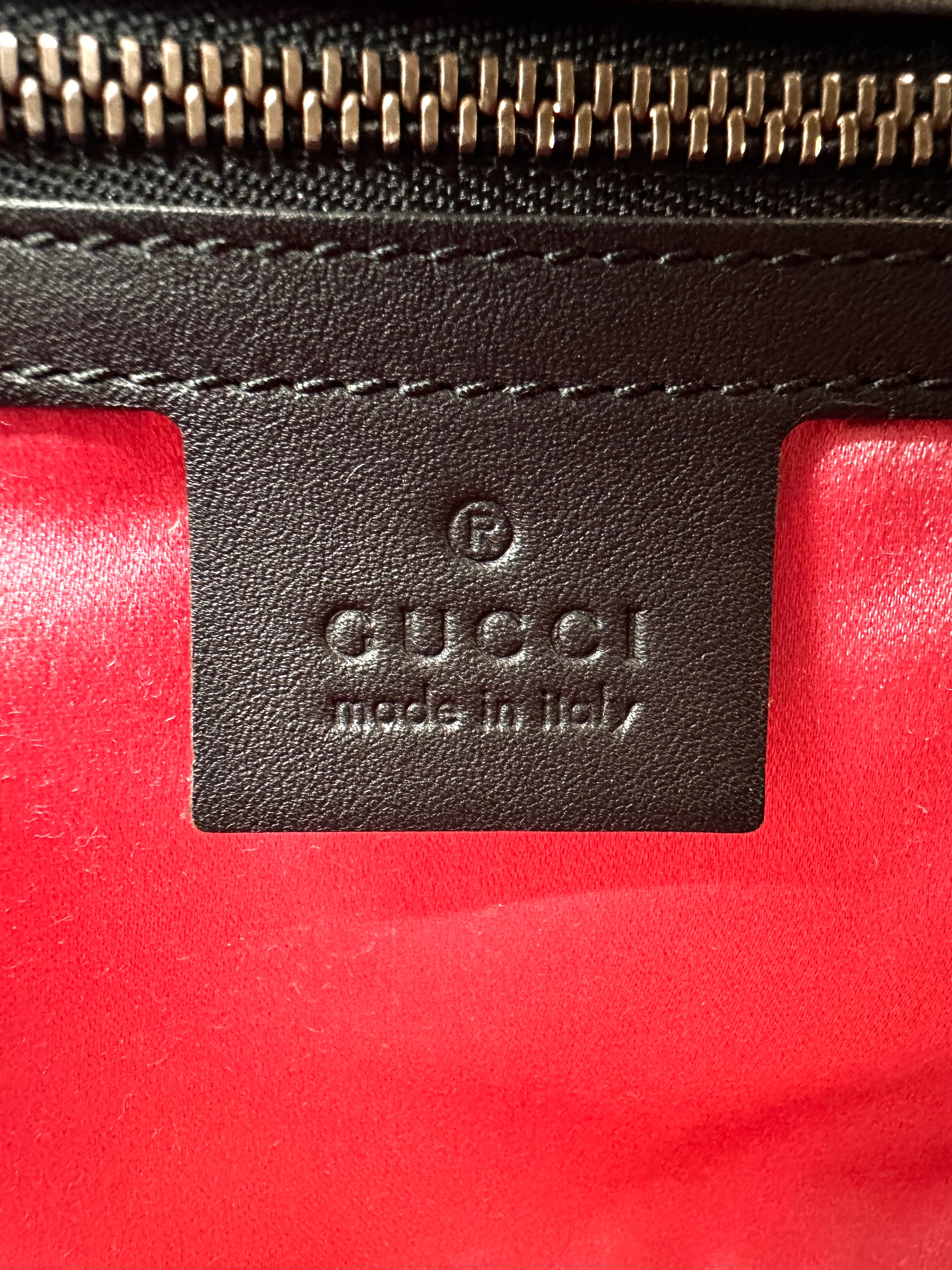 Gucci GG Marmont Black Velvet Shoulder Bag GG1030