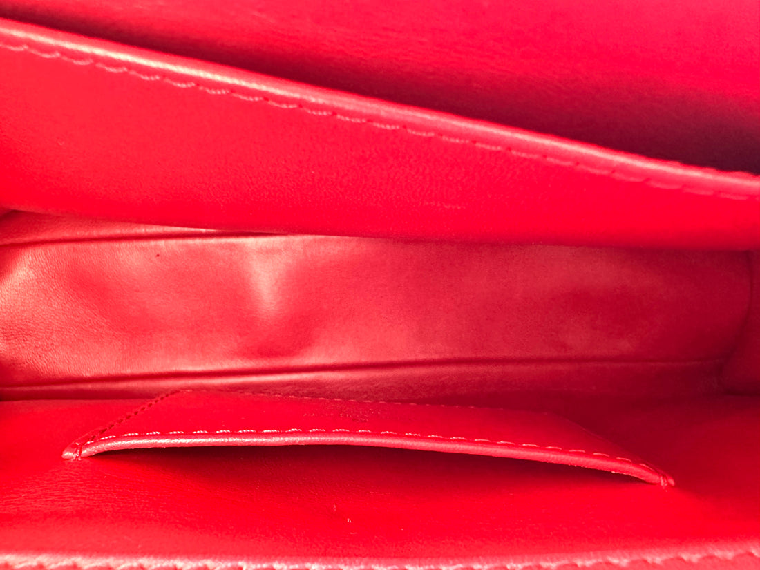 Louis Vuitton GO-14 Red Malletage Quilted Leather Shoulder Bag LV2762