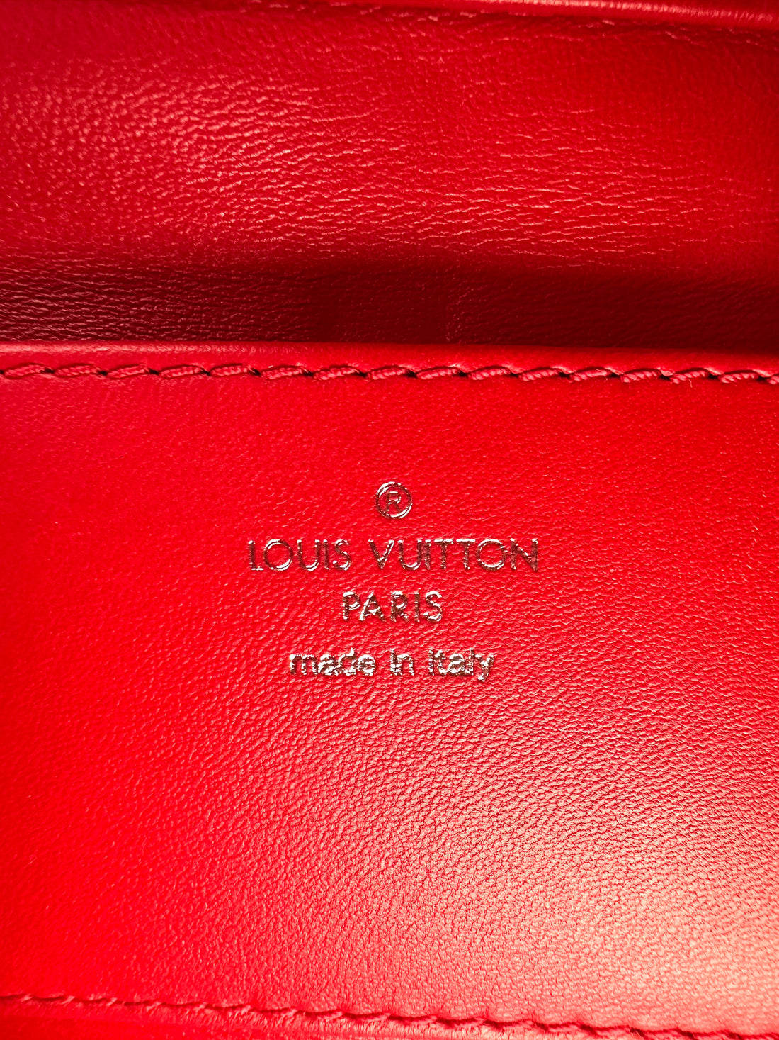 Louis Vuitton GO-14 Red Malletage Quilted Leather Shoulder Bag LV2762