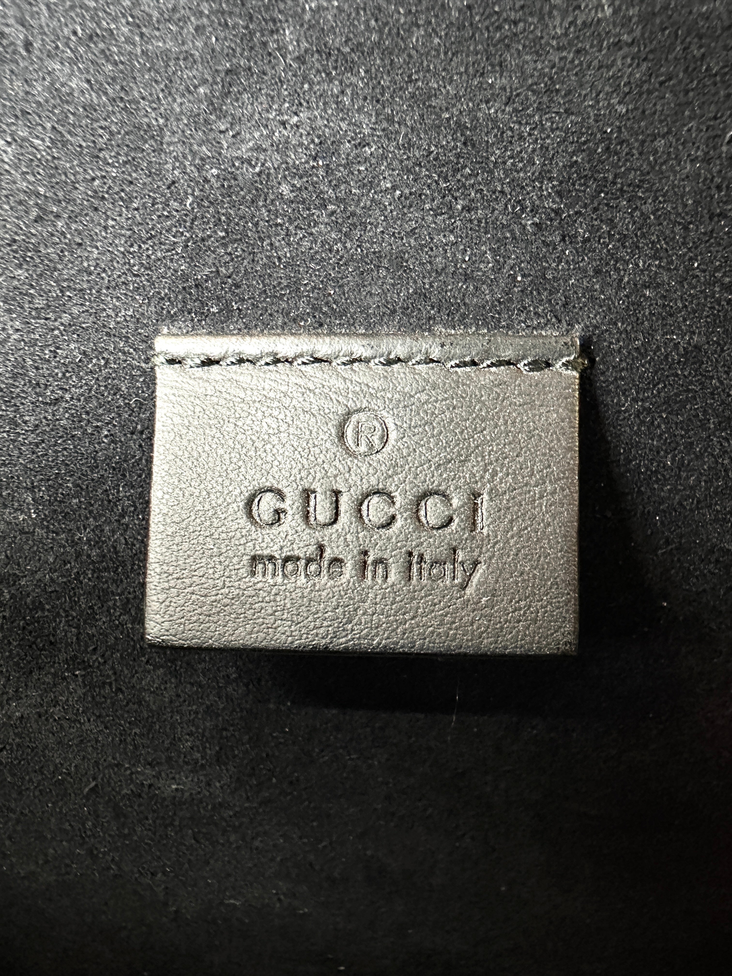 Gucci Dionysus GG Supreme Canvas Medium Size Shoulder Bag With Black Tirm GG1031