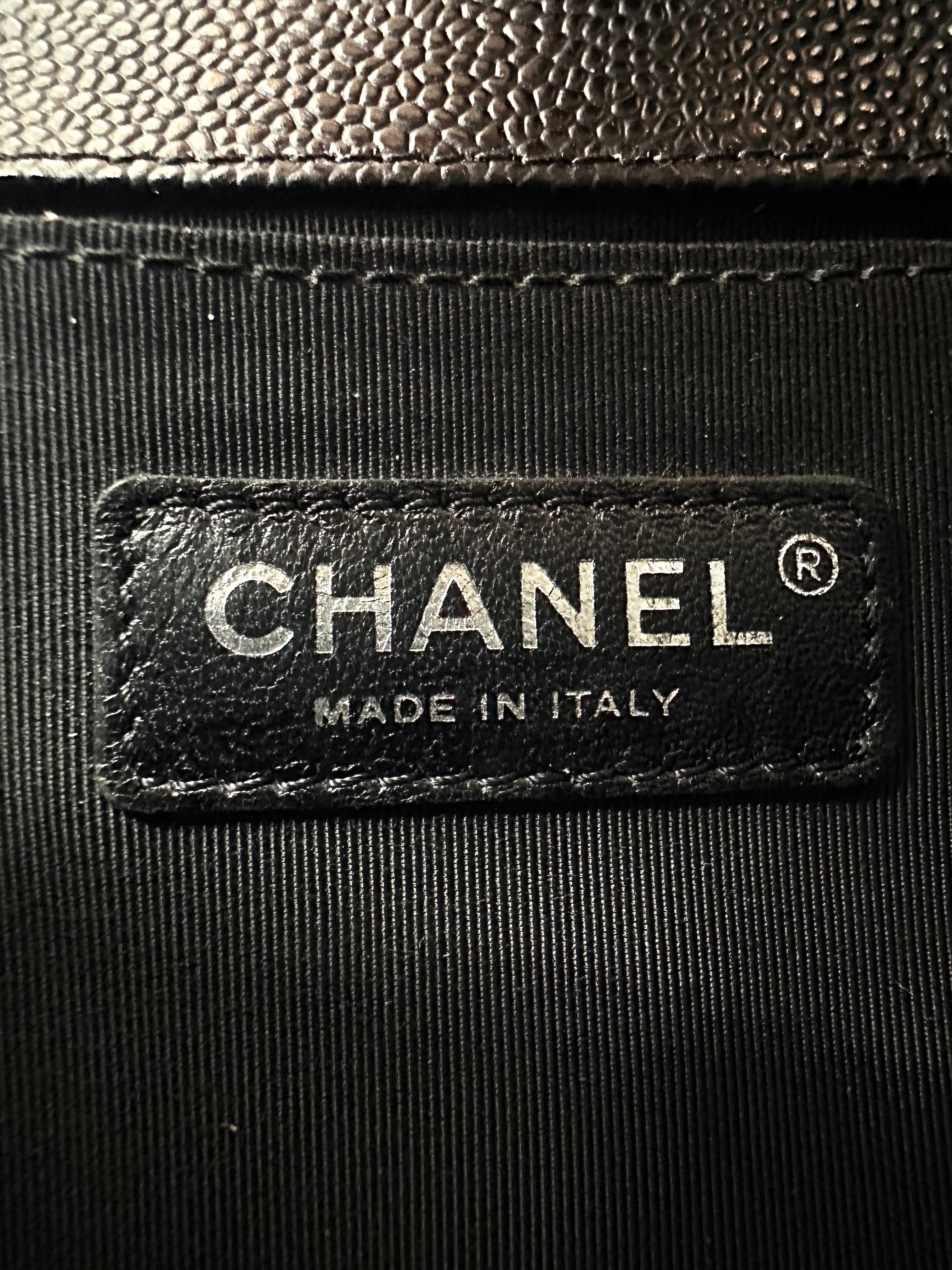 Chanel LeBoy Black Quilted Leather Flap Bag With Silver Buckle(18***32) CC1983