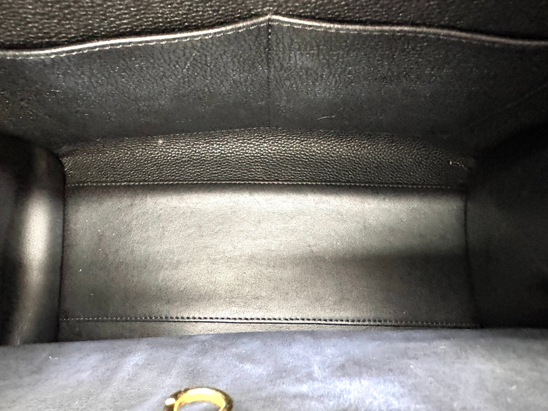 Louis Vuitton City Steamer Black Grained Leather Handle Bag LV2761-1