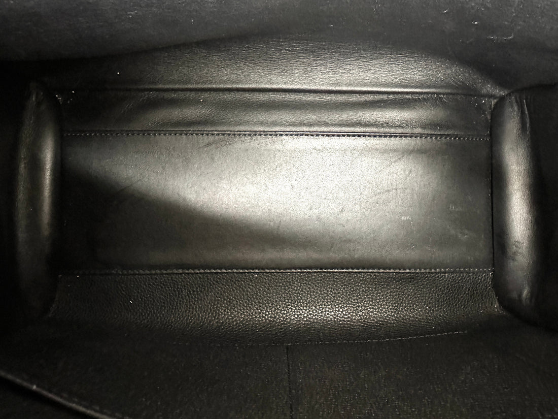 Louis Vuitton City Steamer Black Grained Leather Handle Bag LV2766