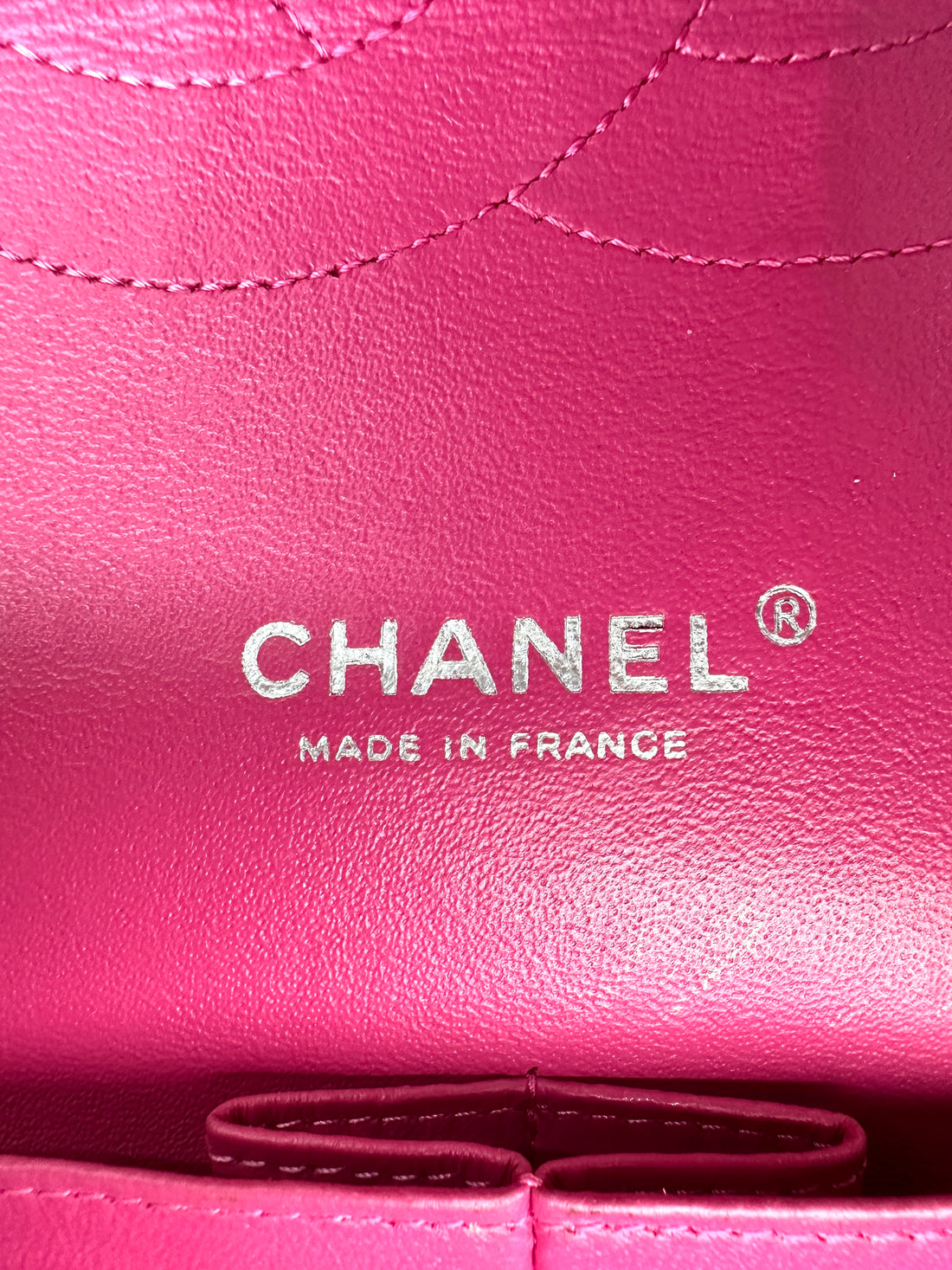 Chanel Classic Flap Pink Quilted Lambskin Shoulder Bag With Silver Buckle(14***73) CC1984