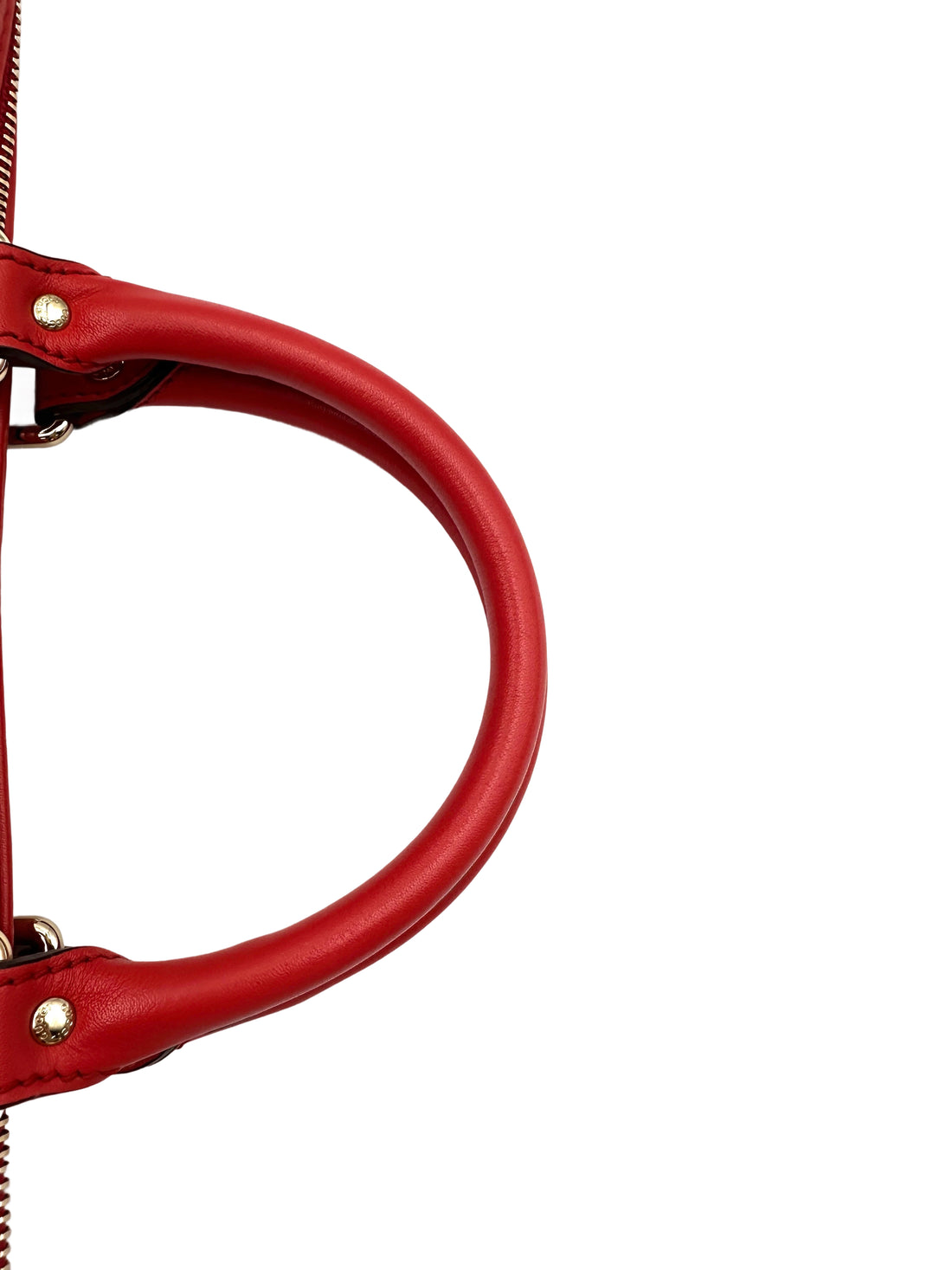 Gucci Red Guccissima Leather Boston Bag GG1026