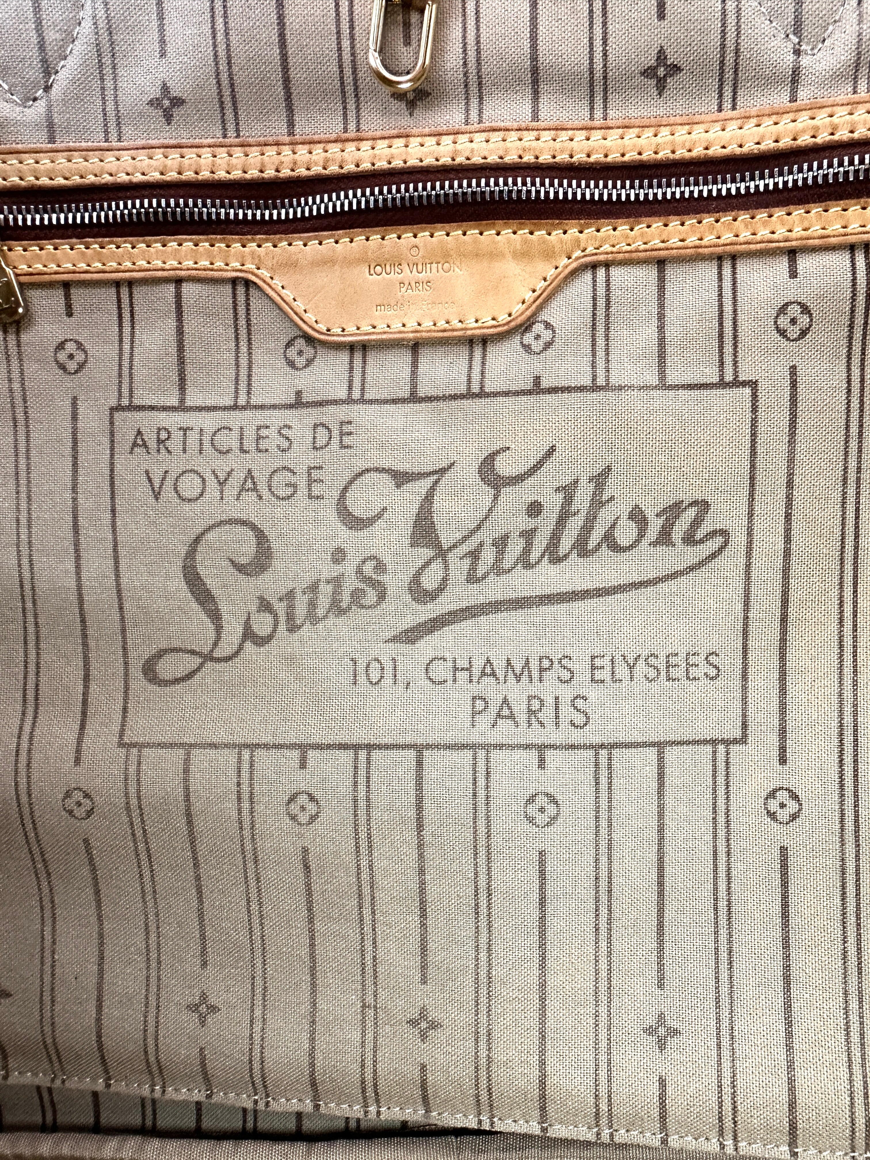 Louis Vuitton Neverfull GM Monogram Canvas Handle Bag LV2772