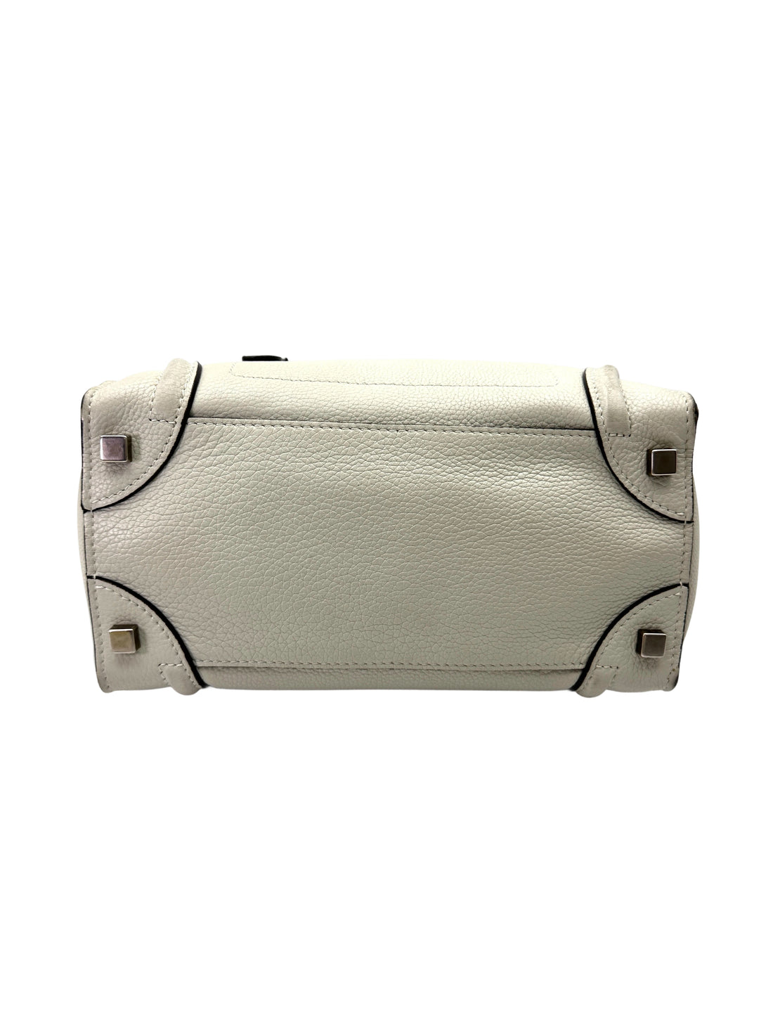 Celine Luggage Grey Leather Tote Handle Bag CE160