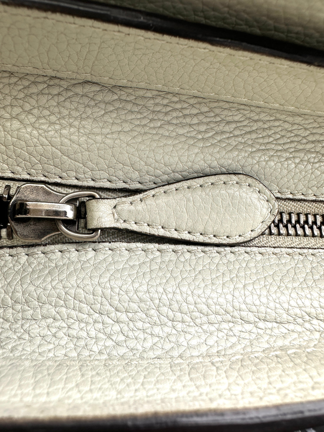 Celine Luggage Grey Leather Tote Handle Bag CE160