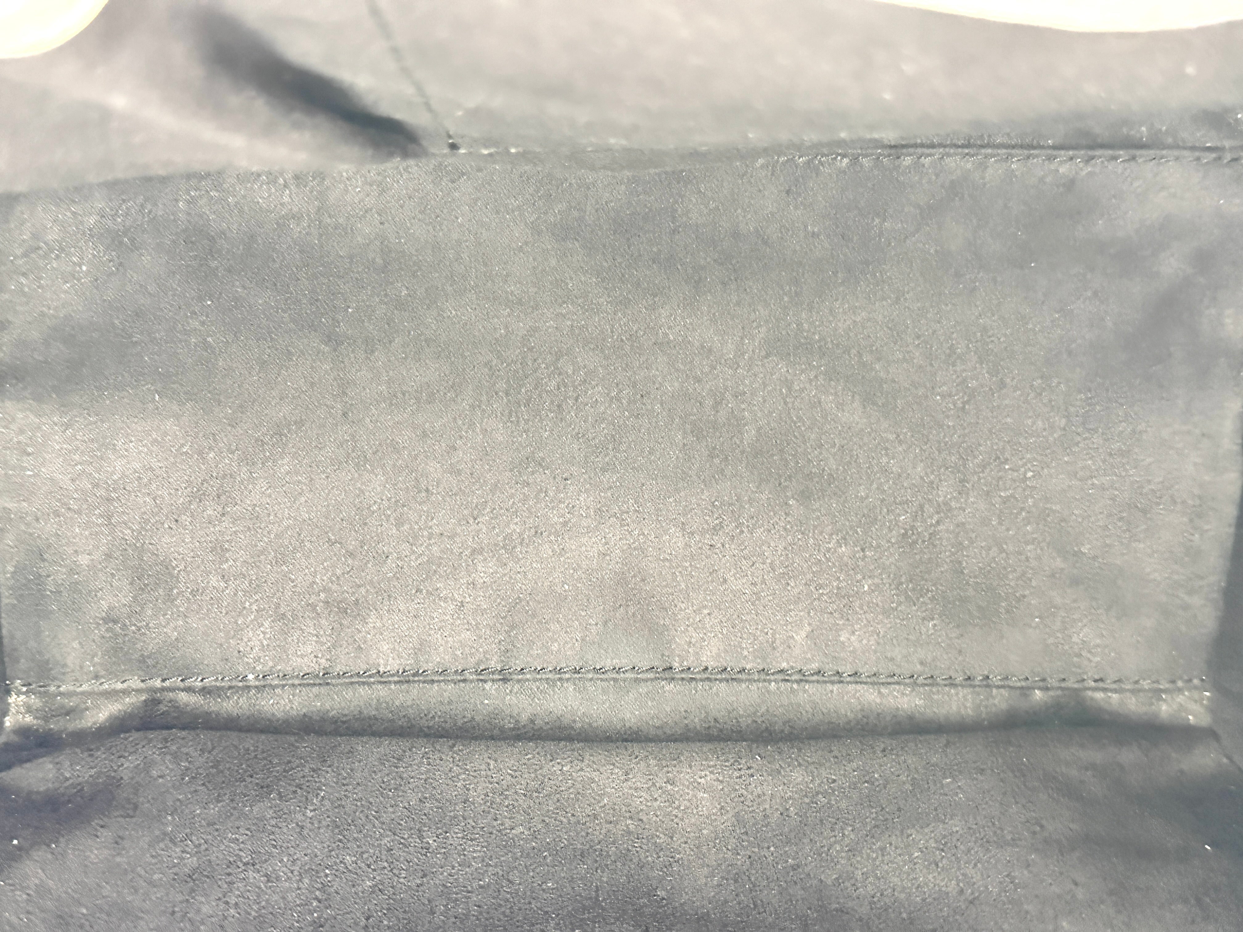 Celine Luggage Grey Leather Tote Handle Bag CE160
