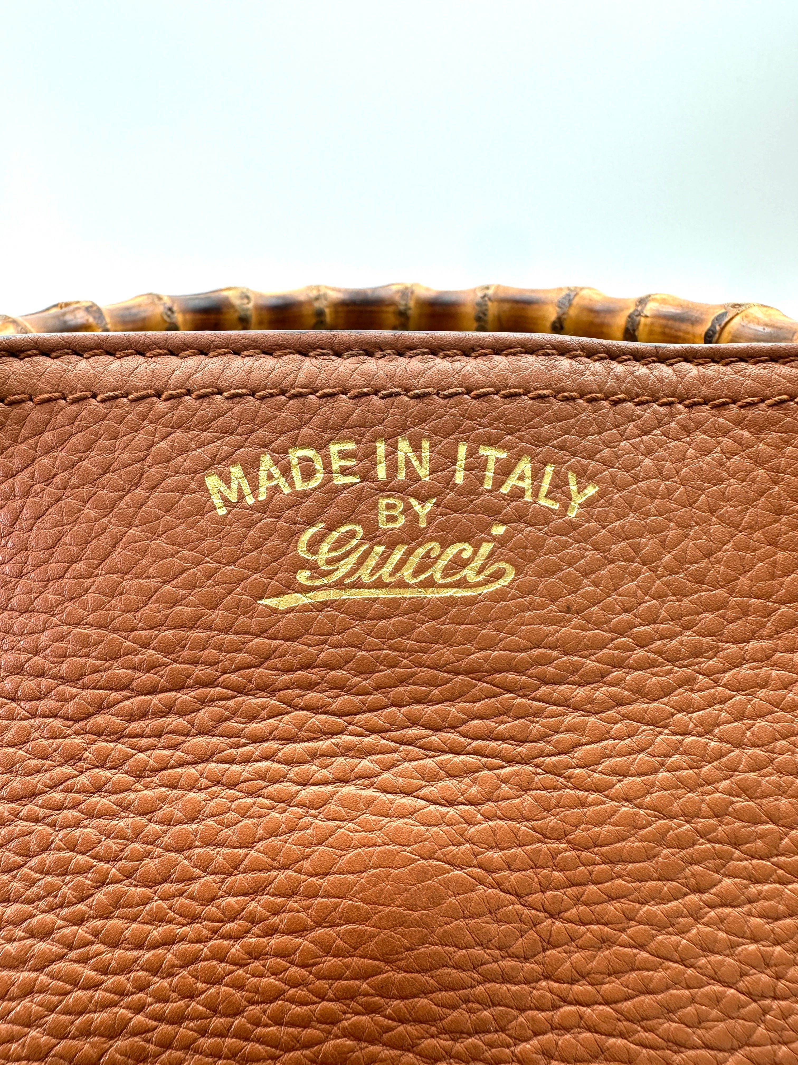 Gucci Bamboo Shopper Handle Bag GG1027