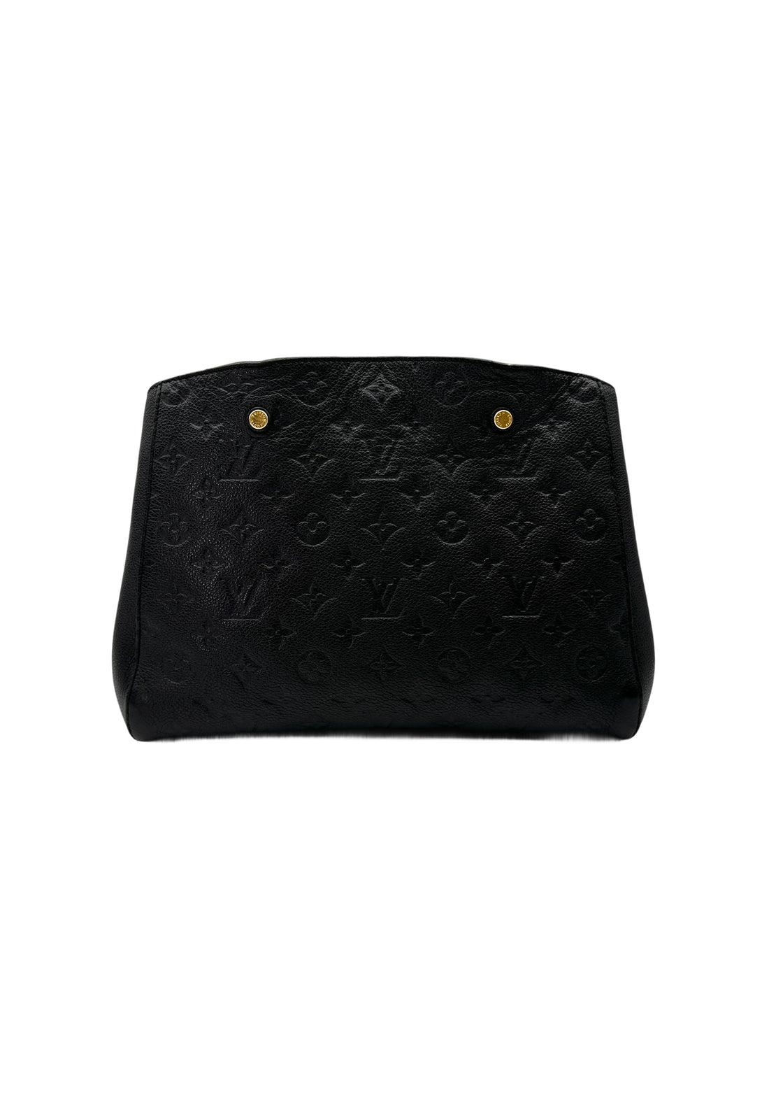 Louis Vuitton Montaigne Black Monogram Empreinte Leather Handle Bag LV2768