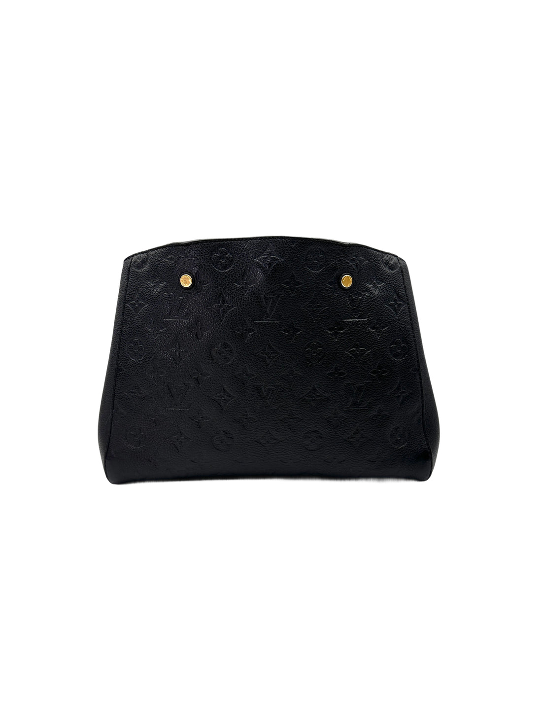 Louis Vuitton Montaigne Black Monogram Empreinte Leather Handle Bag LV2768