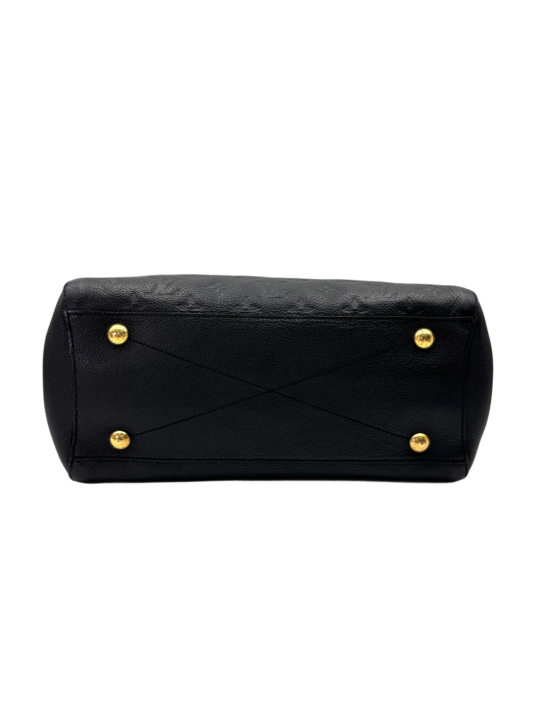 Louis Vuitton Montaigne Black Monogram Empreinte Leather Handle Bag LV2768