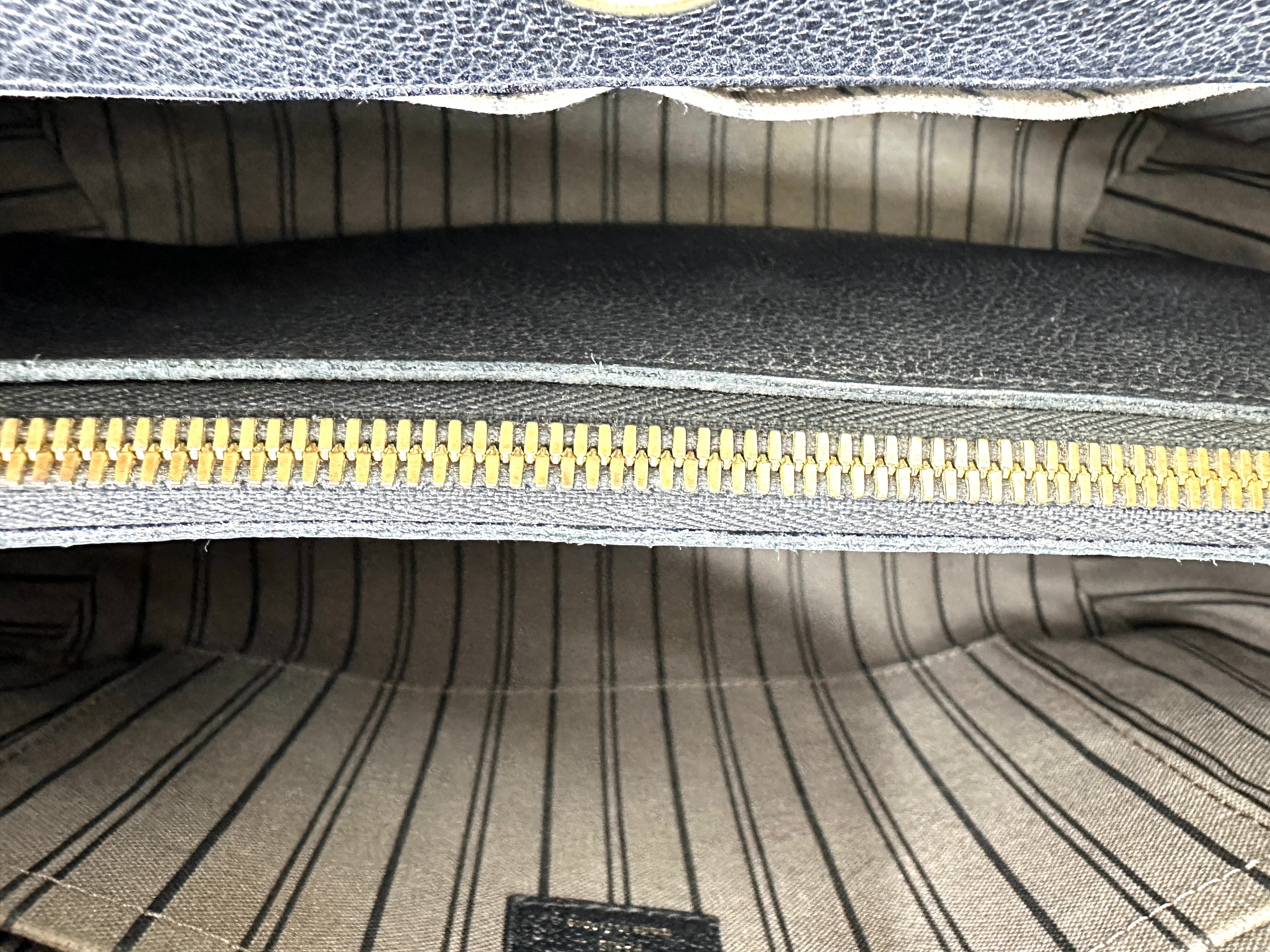Louis Vuitton Montaigne Black Monogram Empreinte Leather Handle Bag LV2768