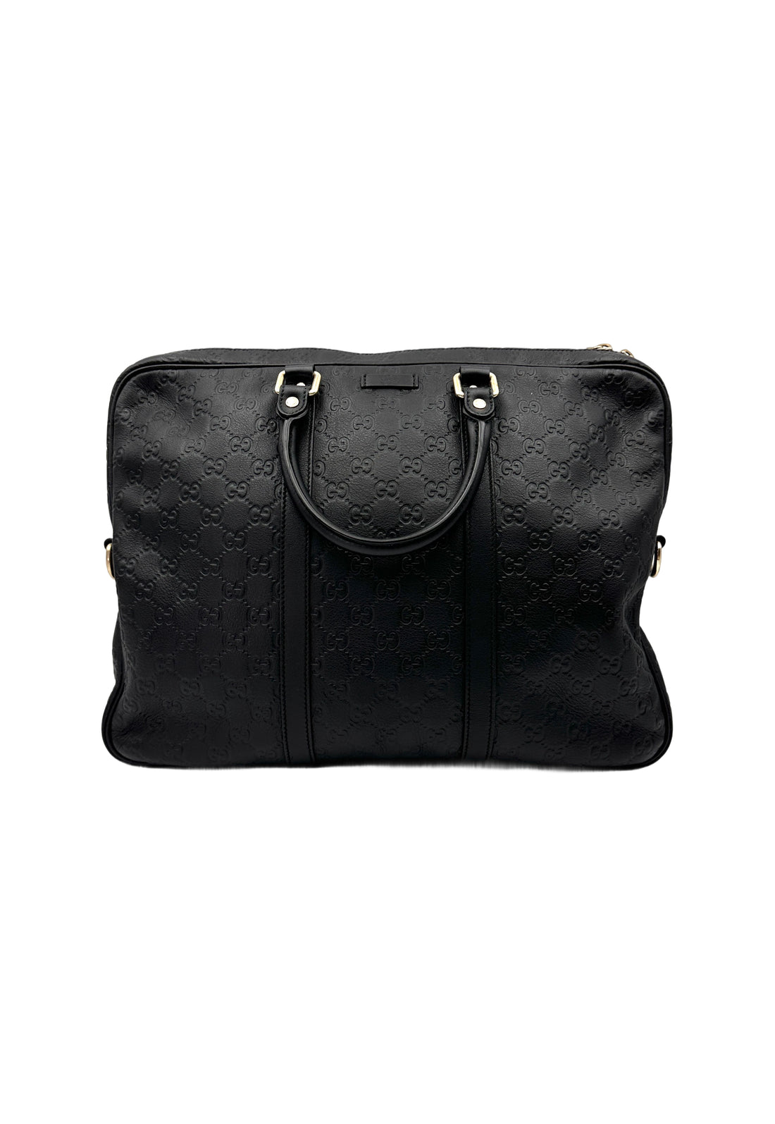 Gucci Black Guccissima Leather Business Bag GG1029