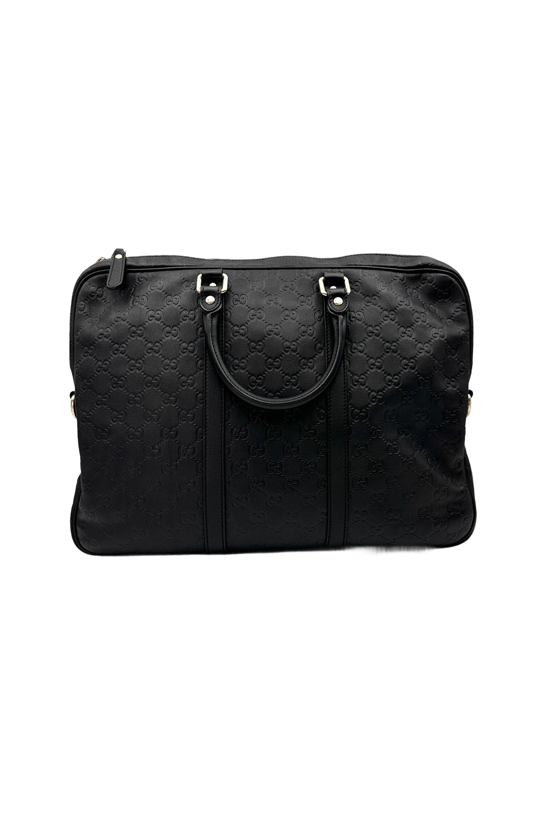 Gucci Black Guccissima Leather Business Bag GG1029