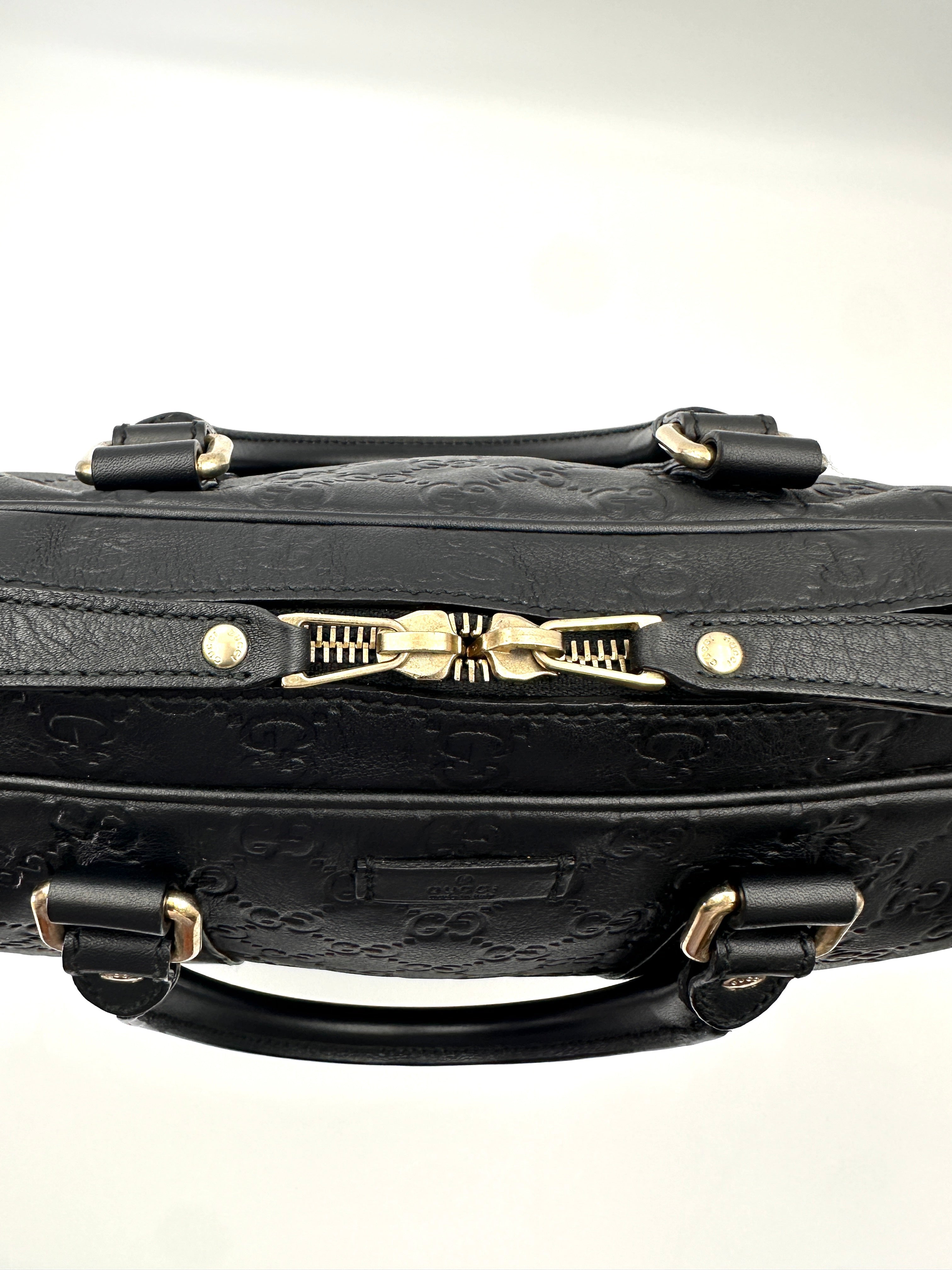 Gucci Black Guccissima Leather Business Bag GG1029