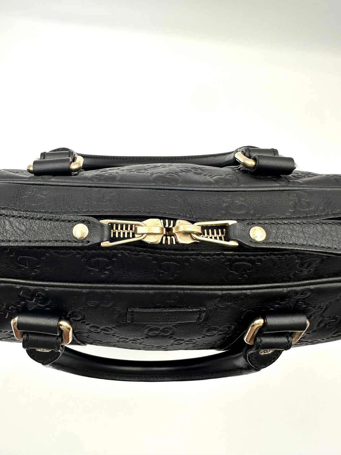 Gucci Black Guccissima Leather Business Bag GG1029