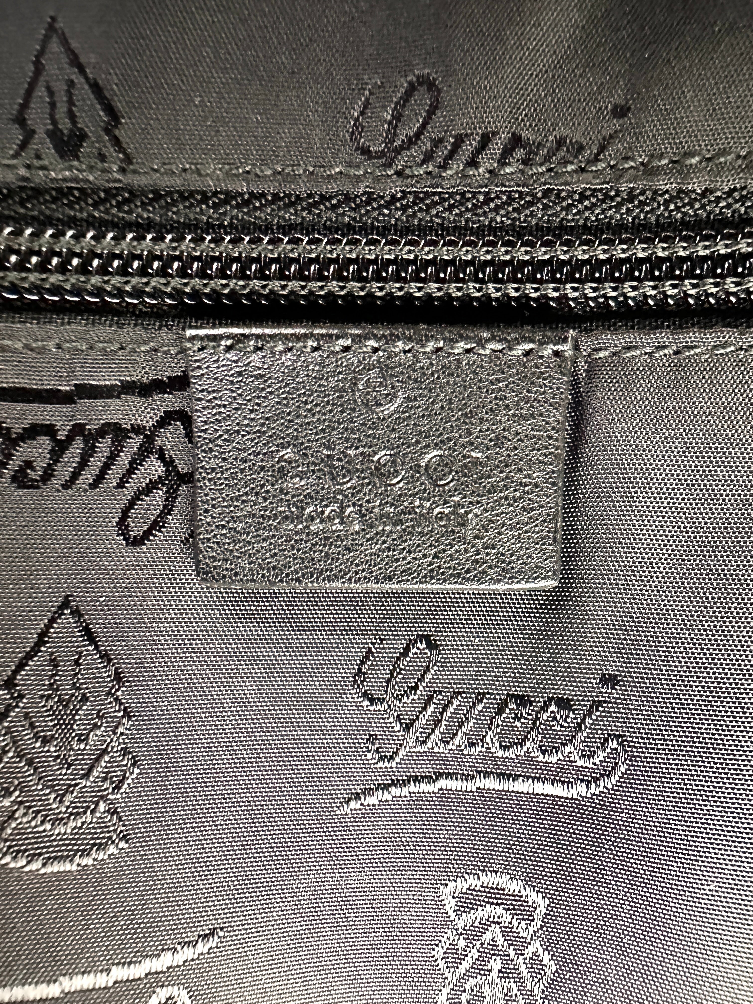 Gucci Black Guccissima Leather Business Bag GG1029