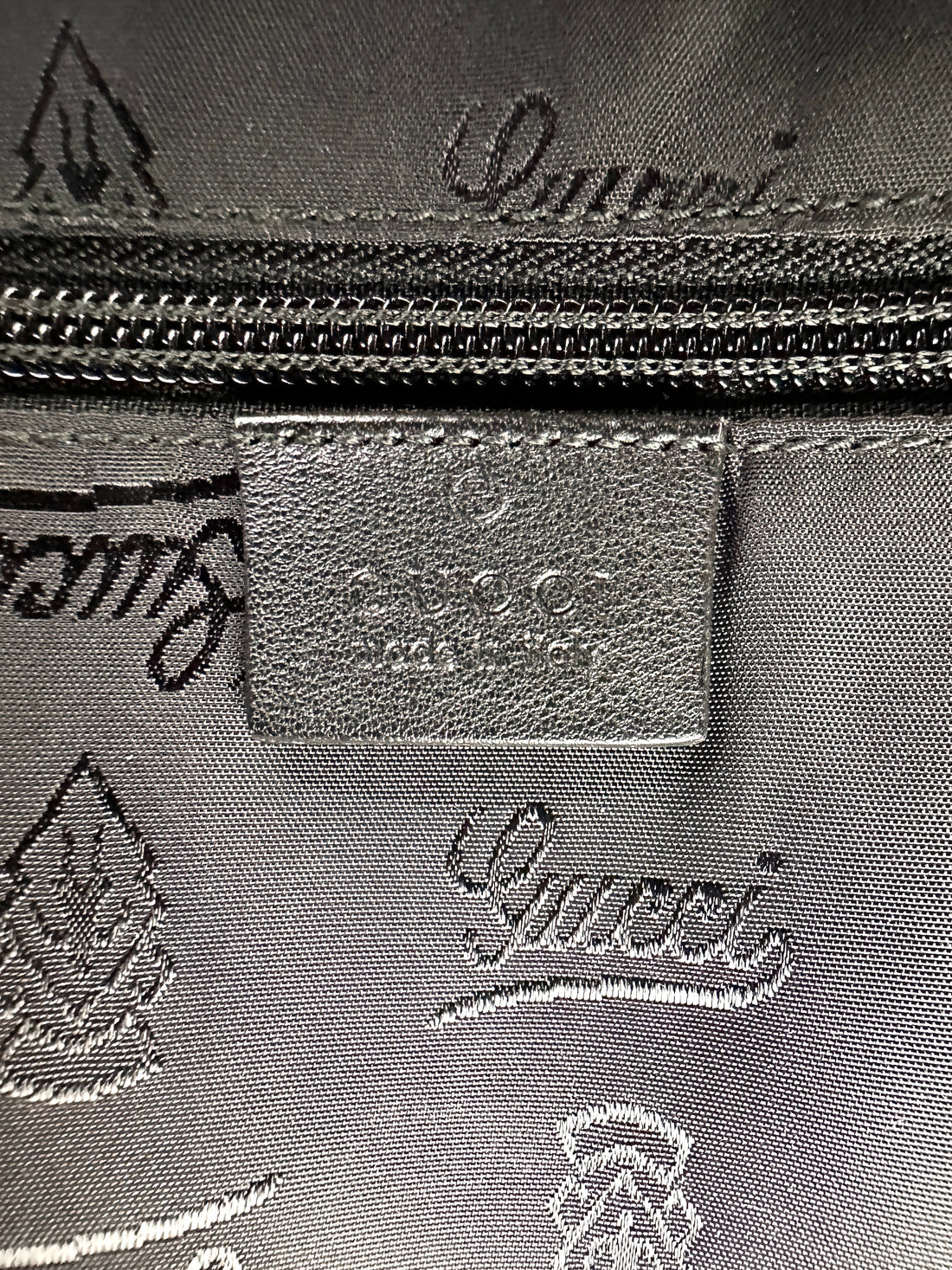 Gucci Black Guccissima Leather Business Bag GG1029