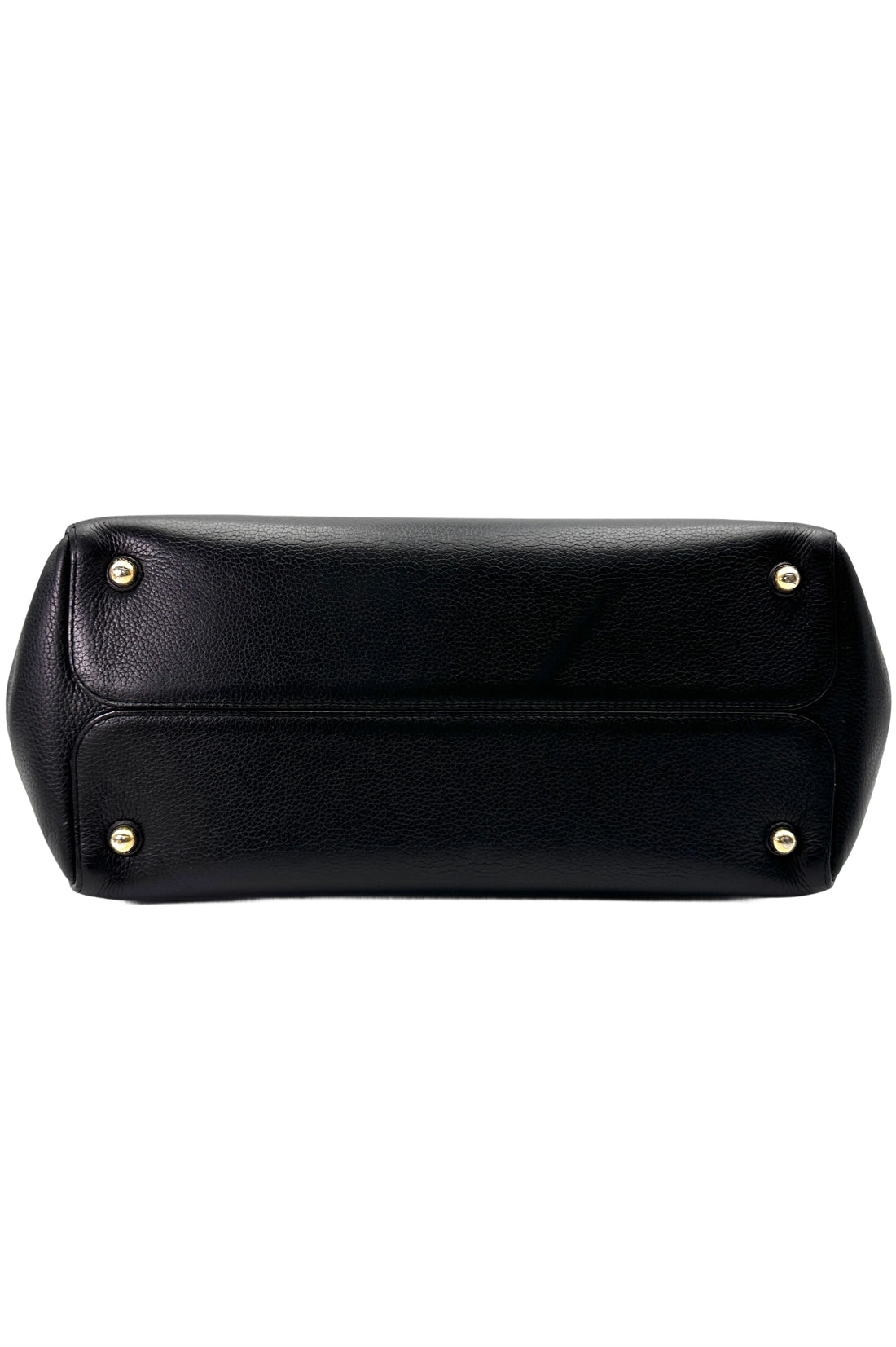 Christian Dior Open Bar Black Leather Handle Bag DR740