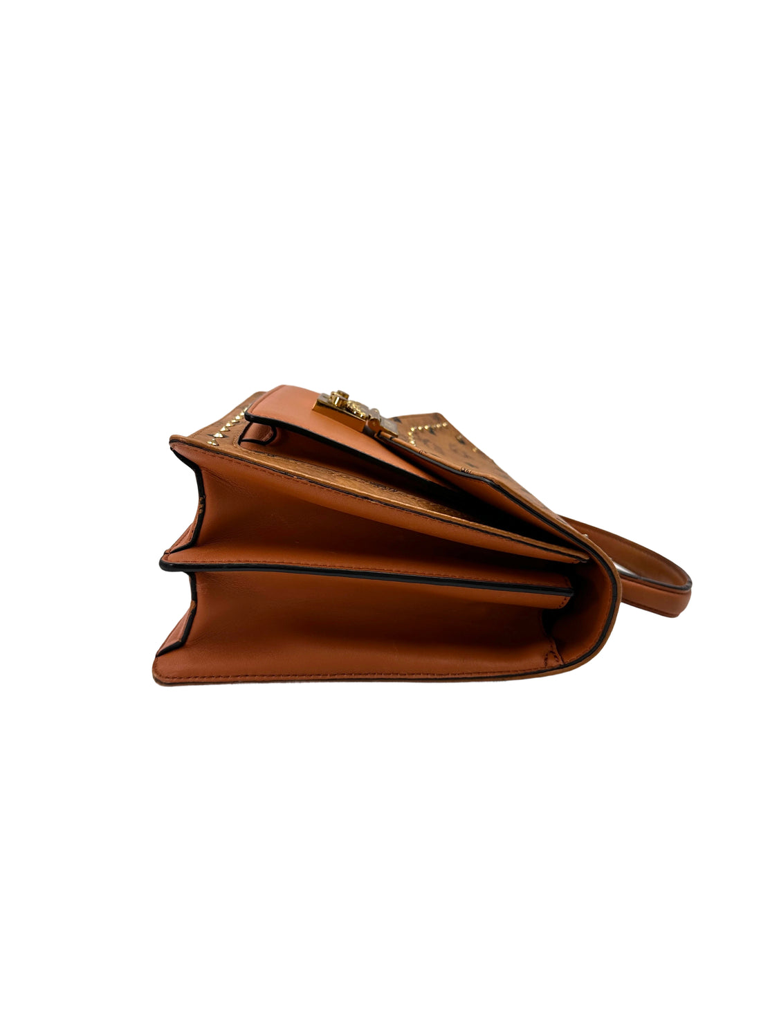 MCM Visetos Brown Handle Bag MCM36