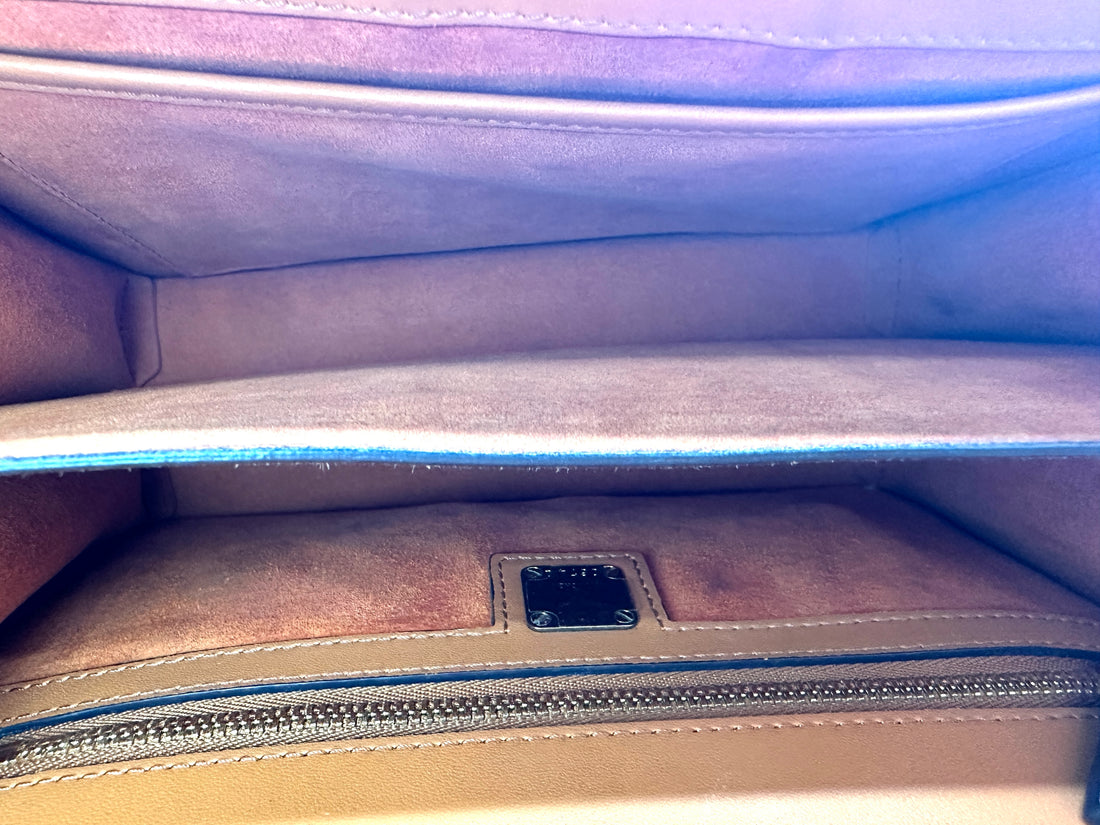 MCM Visetos Brown Handle Bag MCM36
