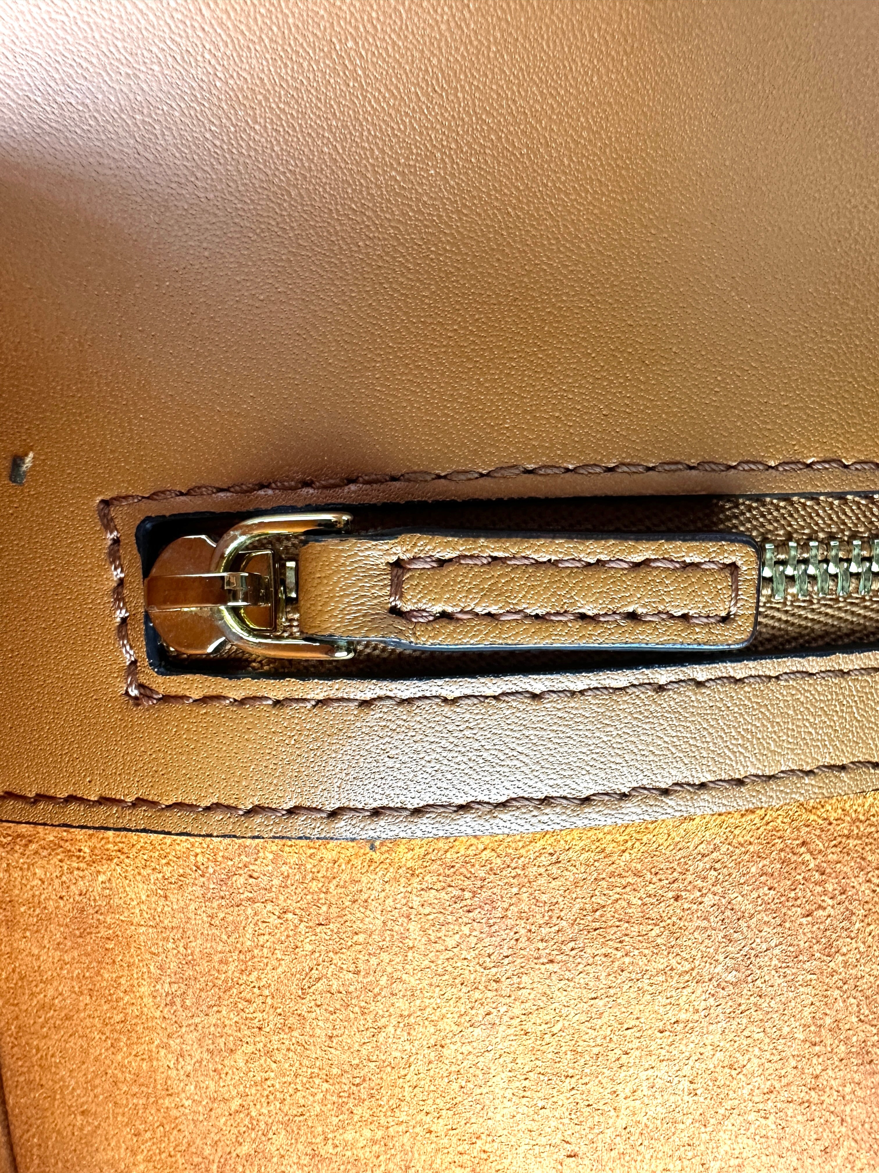 MCM Visetos Brown Handle Bag MCM36
